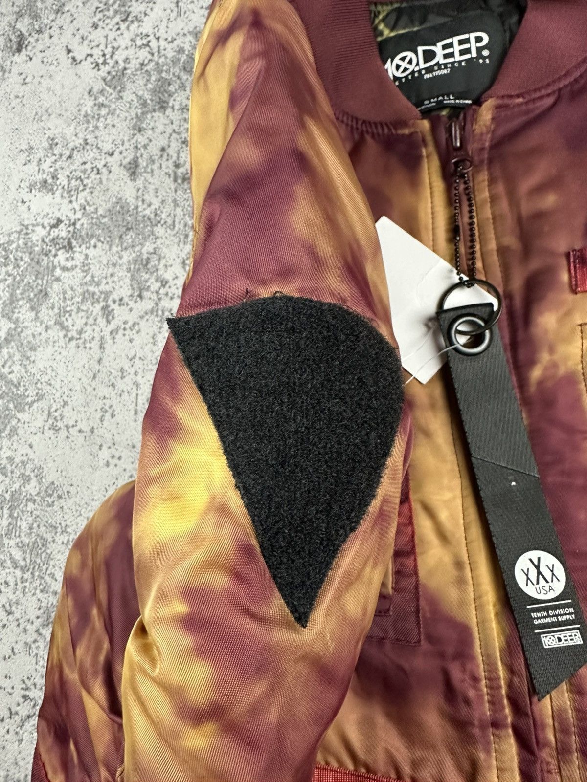 10 Deep 10.Deep Tie-Dye Bomber Jacket Utility Streetwear Size US S / EU 44-46 / 1 - 11 Thumbnail