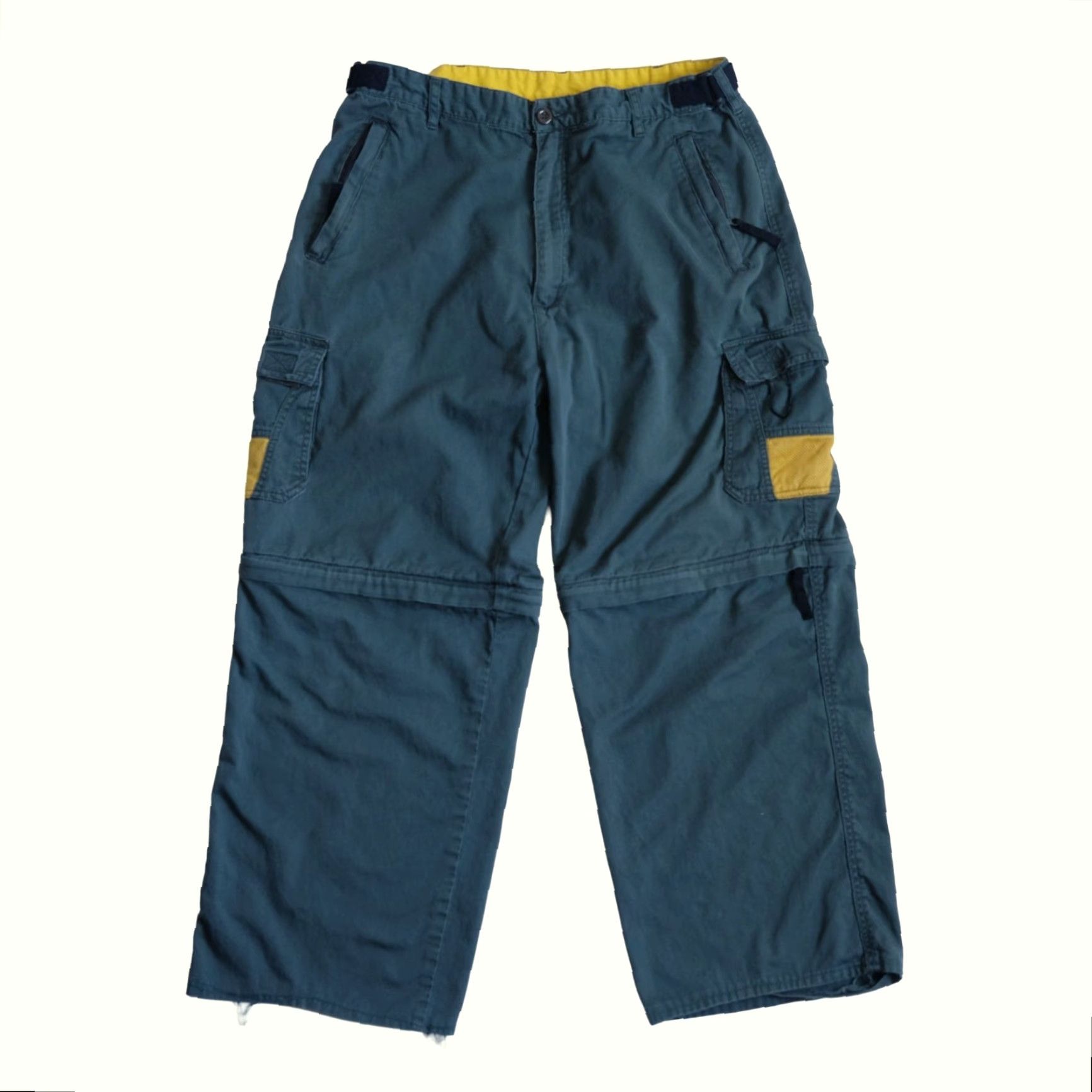 Vintage VINTAGE 725 Originals CARGO PANTS CONVERTIBLE SHORTS Green SZ 36 Men's Wide Leg Straight Leg 90s Y2K Vintage Casual Giftable Size US 36 / EU 52 - 2 Thumbnail