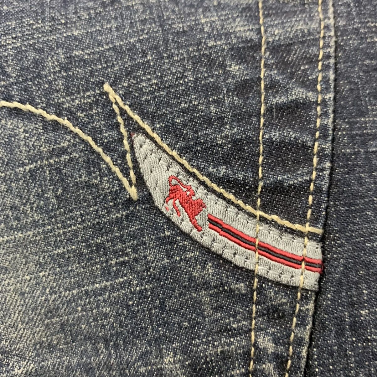 If Six Was Nine × Japanese Brand × Vintage Flare Bell Bottom Parasuco Denim Clawmark Distressed Jean Size US 33 - 20 Thumbnail