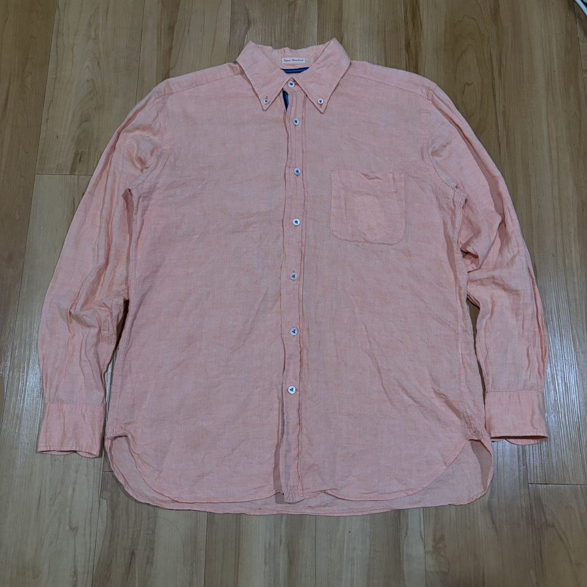 Sugar Cane Sugar cane linen long sleeve shirt Size US L / EU 52-54 / 3 - 1 Thumbnail