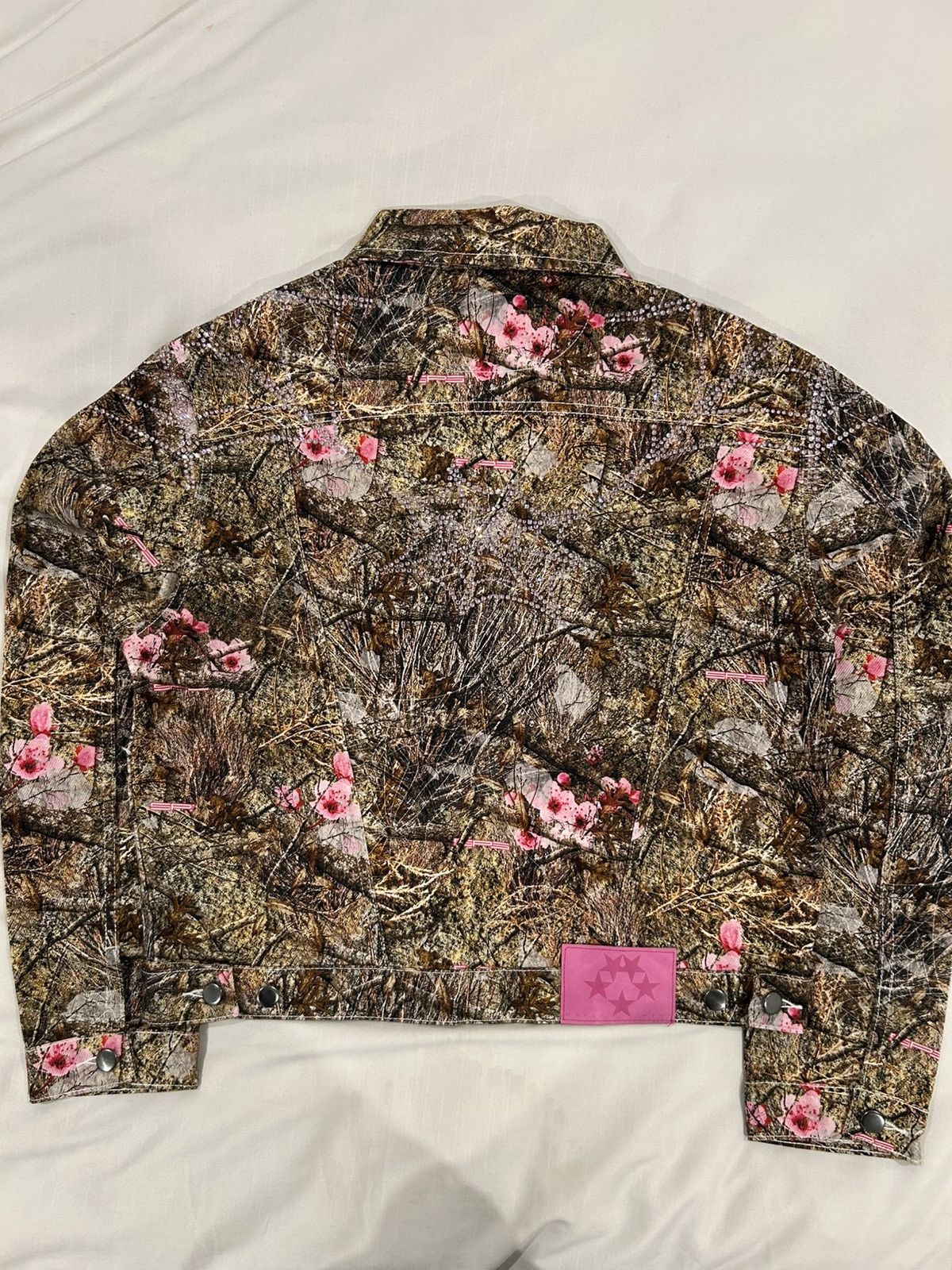 Sp5der Sp5der Trucker Jacket Real Tree Camo 2 All Over Rhinestone Size US M / EU 48-50 / 2 - 10 Thumbnail