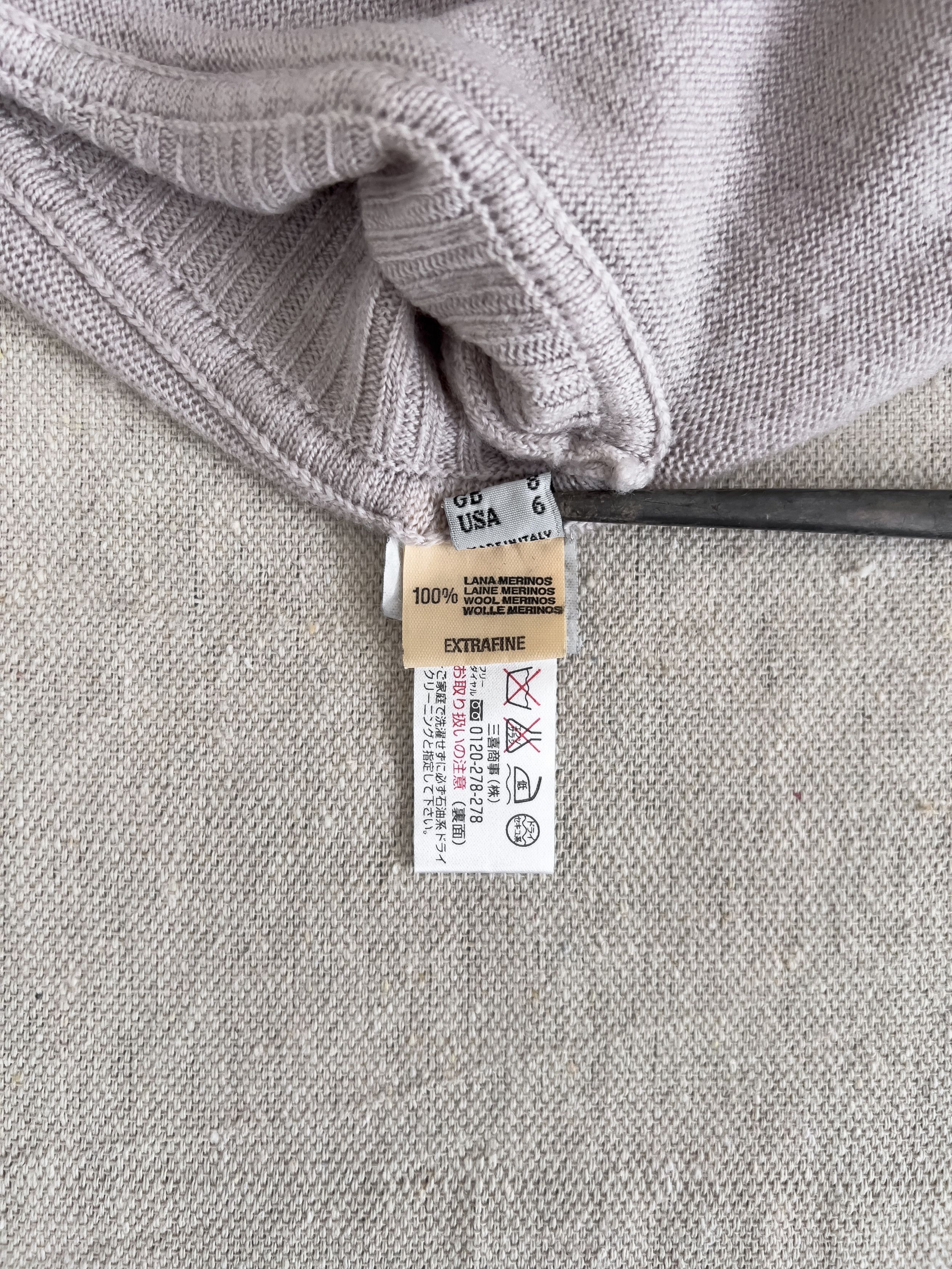 Rick Owens FW03 ‘TRUCKER’ Runway Off-Shoulder Wool Knit Size S / US 4 / IT 40 - 10 Thumbnail