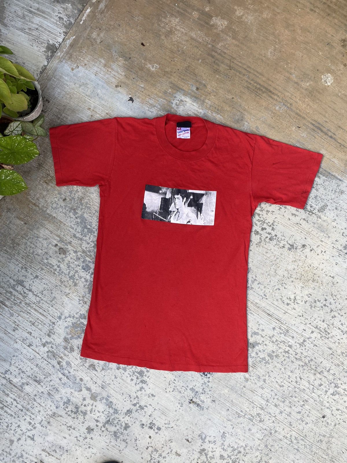 Vintage 80's Bruce Lee Potret tee