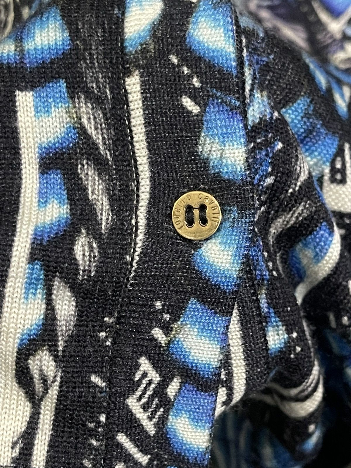 Roberto Cavalli FW14 Roberto Cavalli Floral Blue Cardigan Size M / US 6-8 / IT 42-44 - 10 Thumbnail