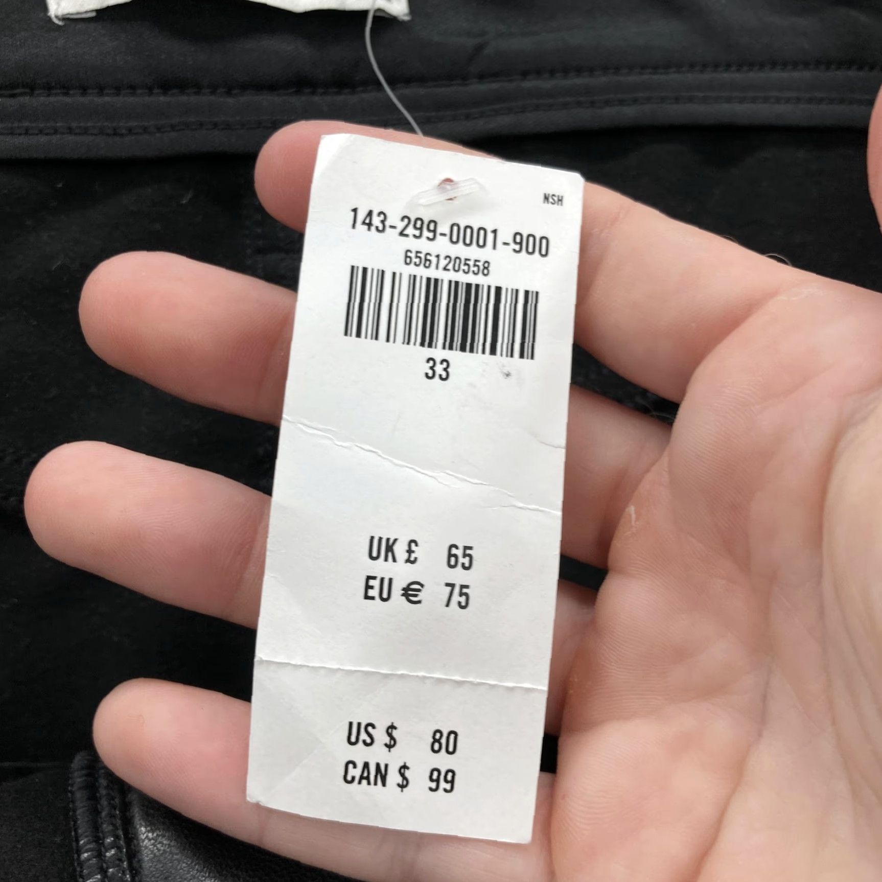 Abercrombie & Fitch Abercrombie & Fitch Skirt Womens 33 Black Faux Leather High Waist Midi Split NWT Size 24" / US 00 / IT 34 - 5 Thumbnail