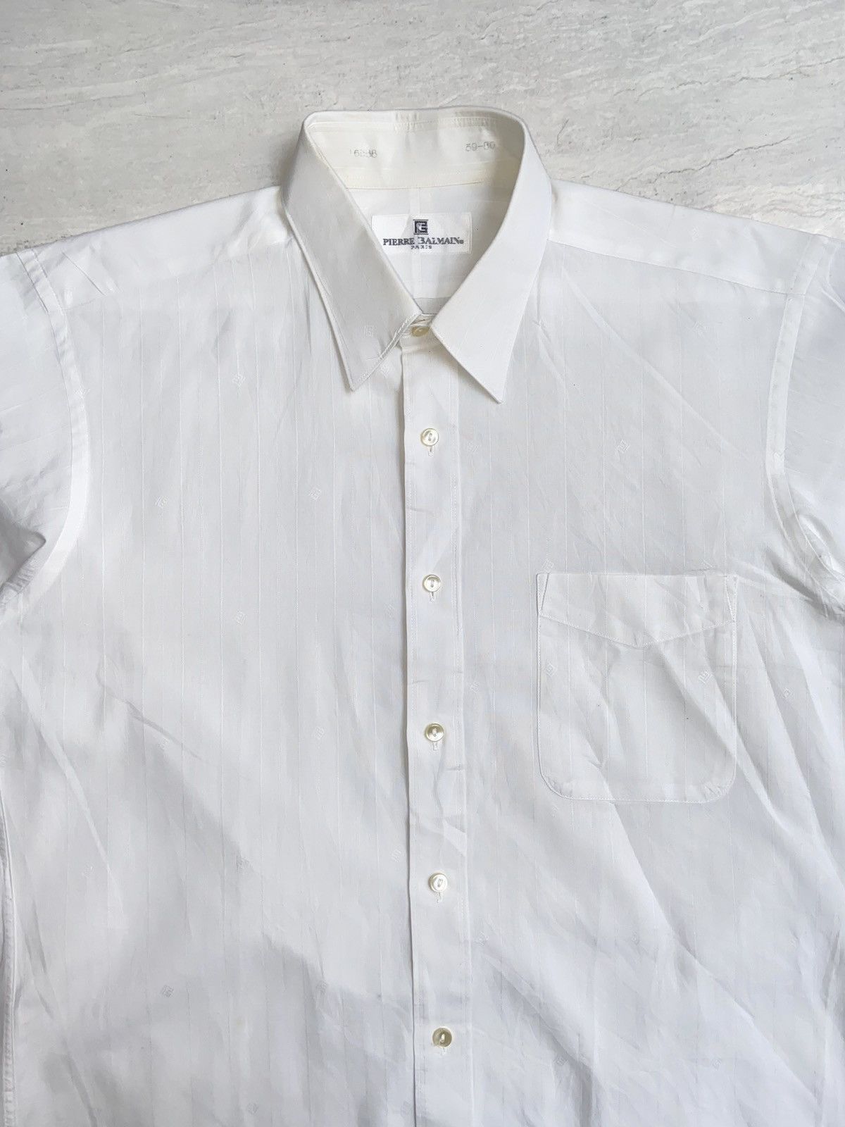 Pierre Balmain PIERRE BALMAIN Paris White Shirt Size US S / EU 44-46 / 1 - 8 Thumbnail