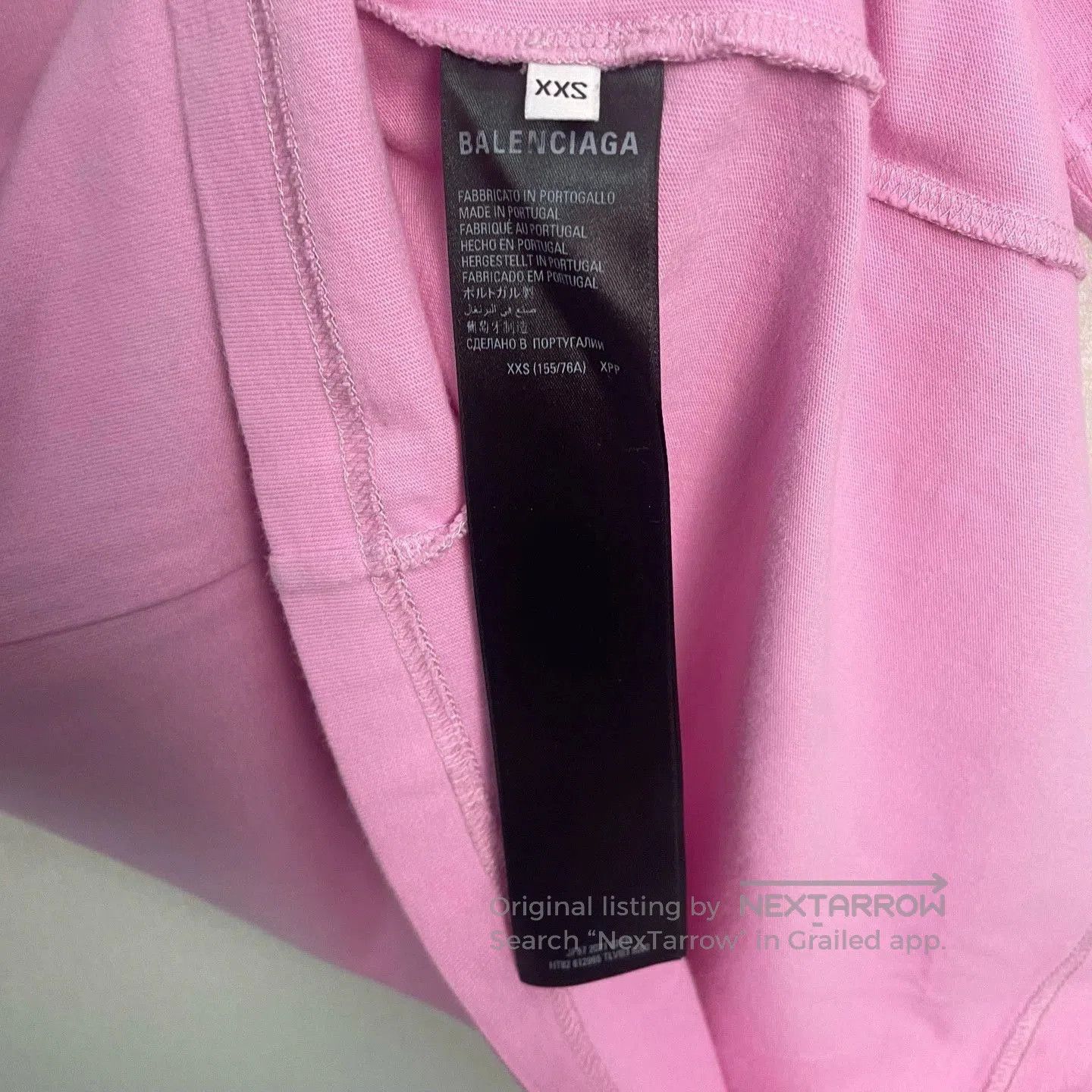 Balenciaga balenciaga embroidered short sleeve t. Size US XXS / EU 40 - 4 Thumbnail