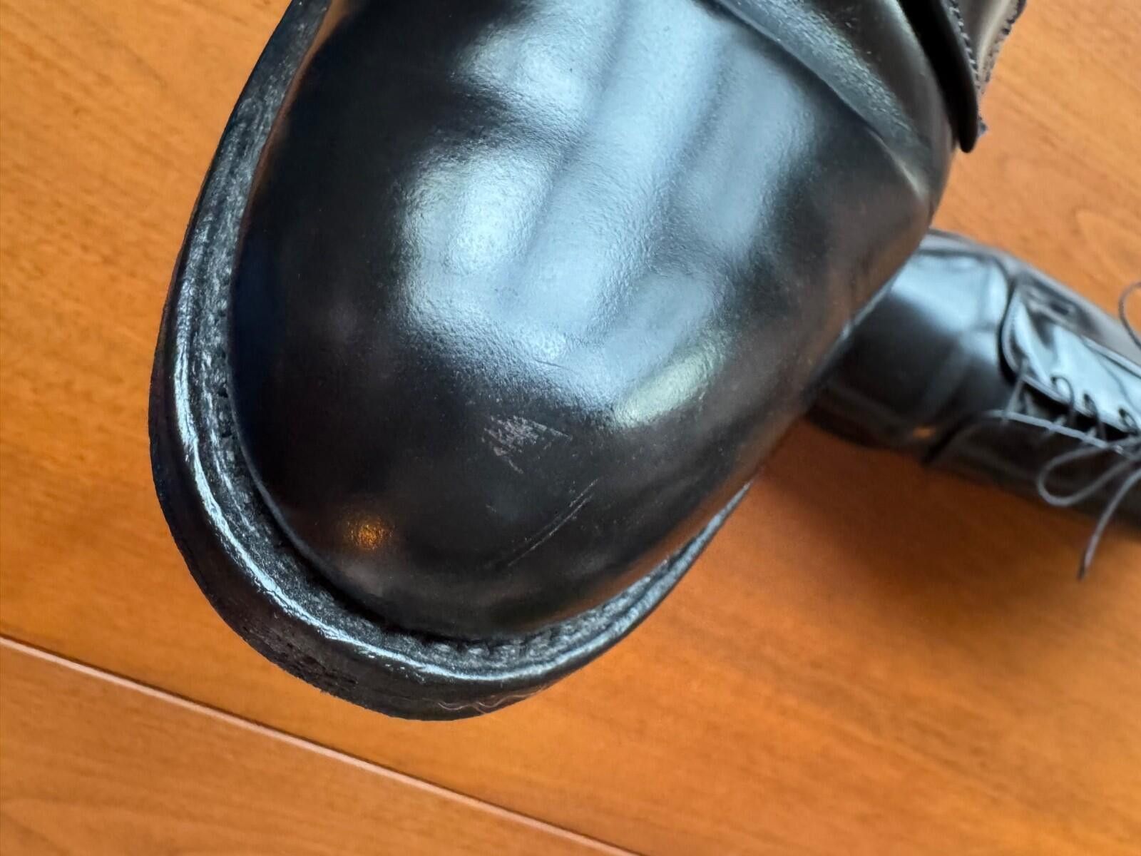 Allen Edmonds Allen Edmonds Leeds Plain Derby Blutcher Shoe Black 10.5 D Size US 10.5 / EU 43-44 - 9 Thumbnail
