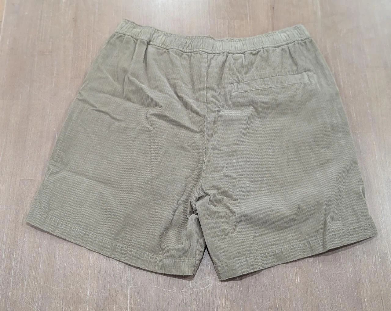 John Elliott John Elliott "Talladega" Corduroy Shorts Bark 2XL Size US 38 / EU 54 - 2 Thumbnail