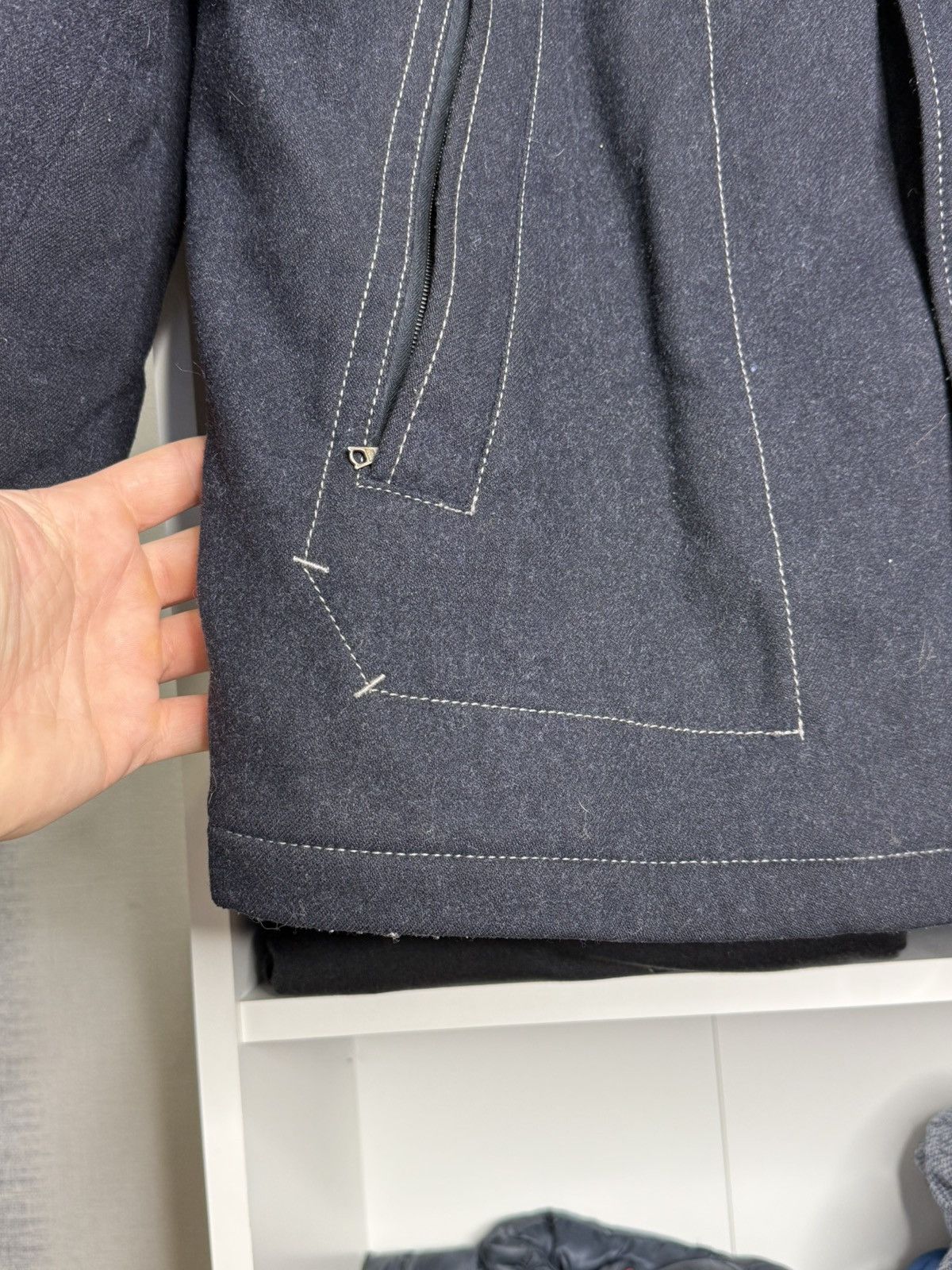 Paul & Shark Vintage Paul&Shark Wool Heavy Coat Navy Blue size M Size US L / EU 52-54 / 3 - 8 Thumbnail