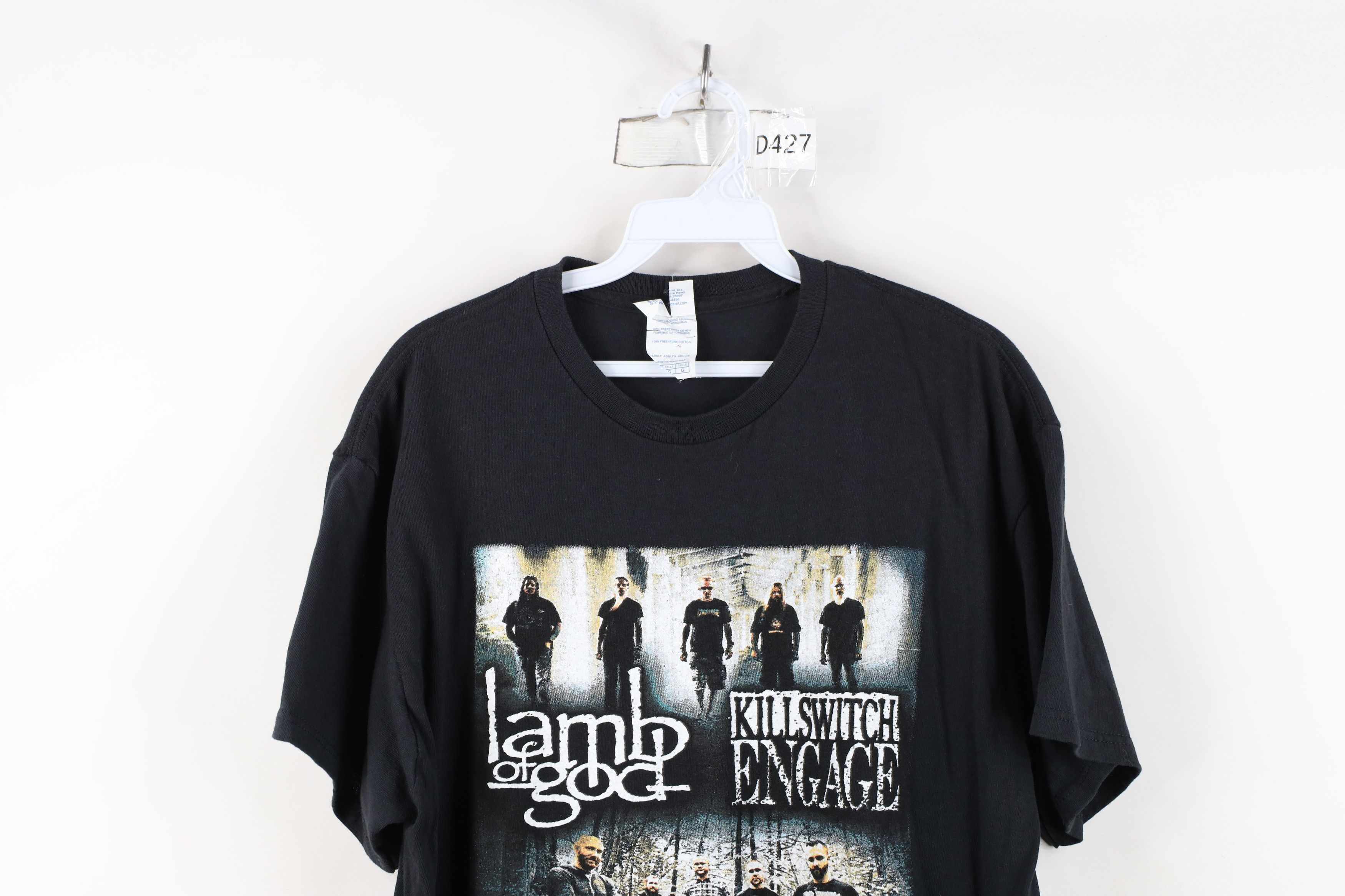 Vintage Y2K Tour Alert Lamb of God Kill Switch Engage Band T-Shirt Size US L / EU 52-54 / 3 - 2 Thumbnail