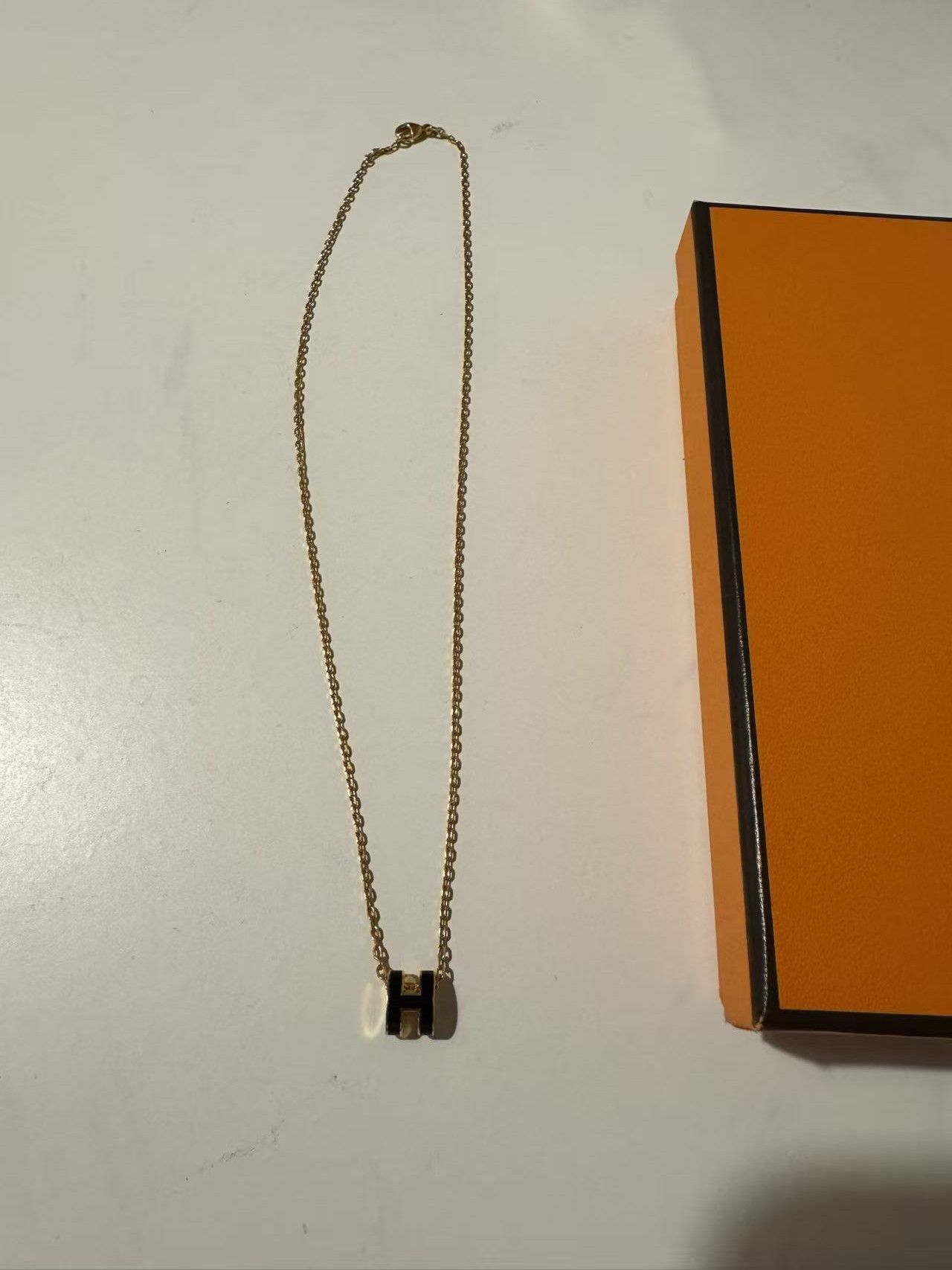 Hermes Hermès Pop H Mini Pendant Nior Yellow Gold Plated Size ONE SIZE - 7 Thumbnail