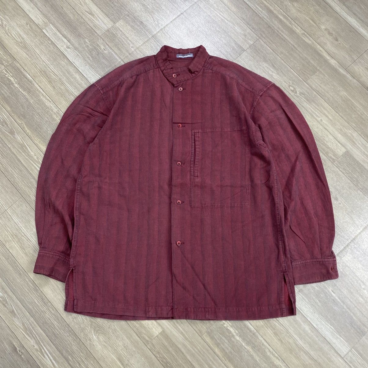Issey Miyake Vintage Issey Miyake Men Mandarin Button Up Size US M / EU 48-50 / 2 - 1 Thumbnail