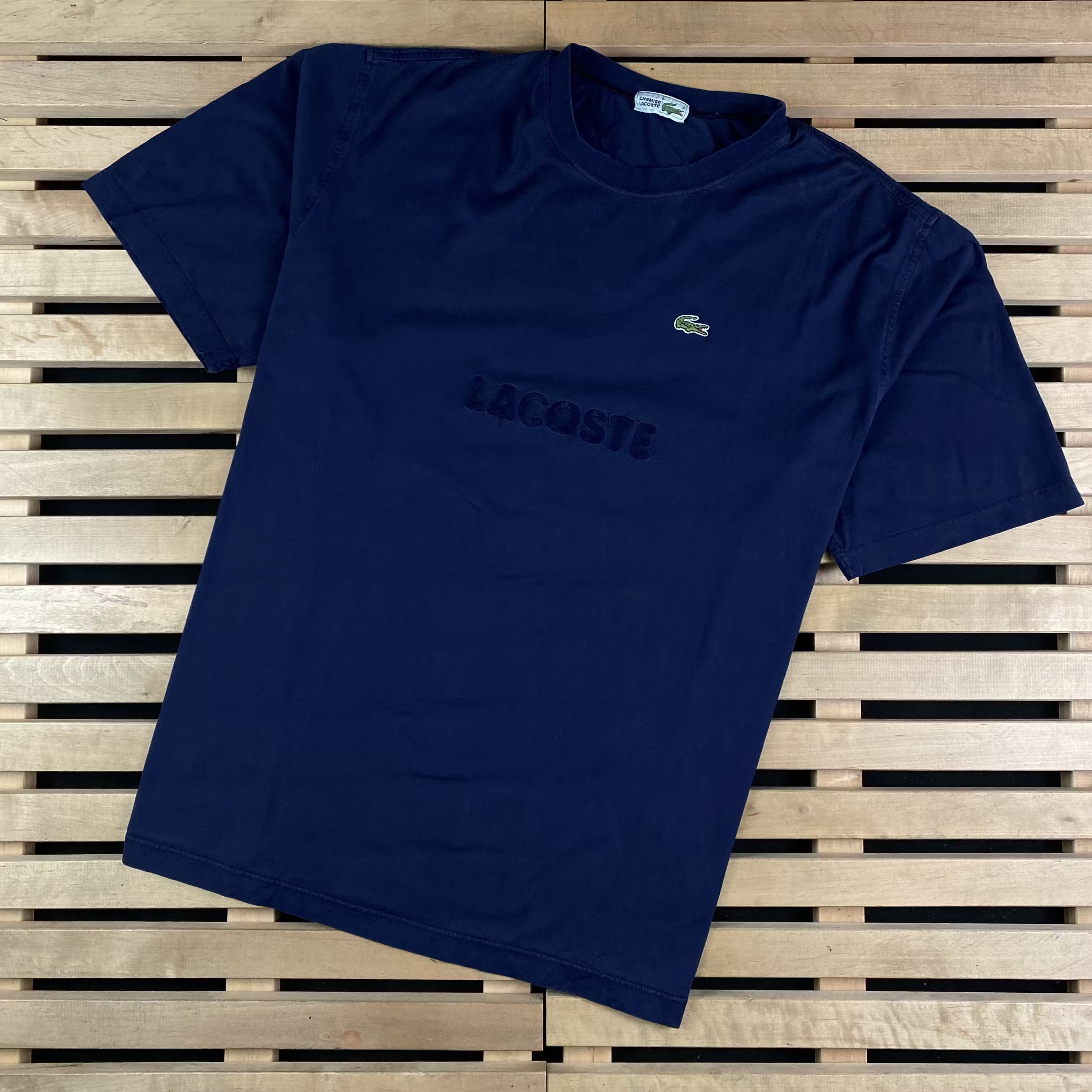 Lacoste Mens T Shirt Lacoste Big Print Vintage Size 8/XXL Size US XXL / EU 58 / 5 - 1 Thumbnail