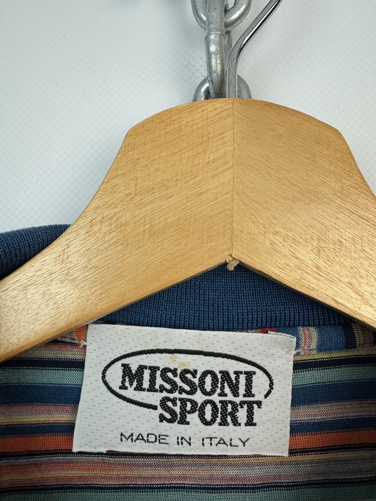 Missoni 90s Missoni Sport Italian Striped Multicolour Polo Tee Size US M / EU 48-50 / 2 - 3 Thumbnail