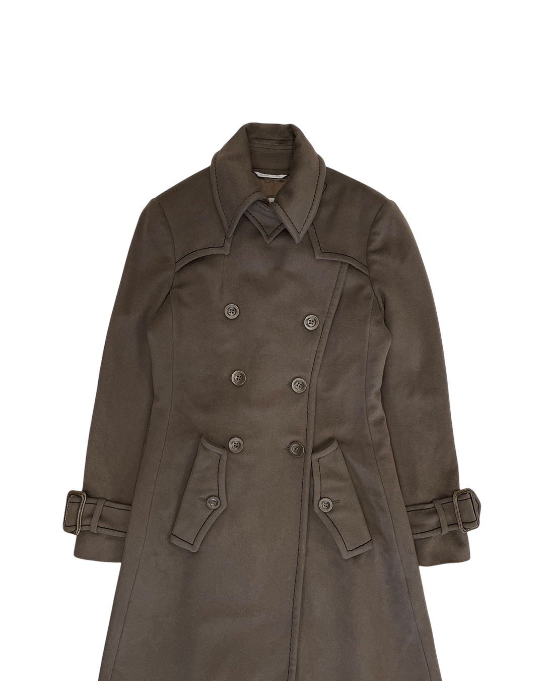 Sportmax Sportmax Bat Wing Collar Double Breasted Coat Size XS / US 0-2 / IT 36-38 - 6 Thumbnail