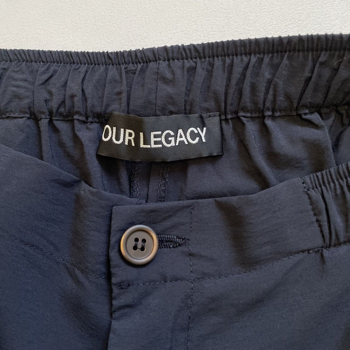 Our Legacy Black Nylon Wide Leg ‘Luft’ Pants Size US 32 / EU 48 - 4 Thumbnail