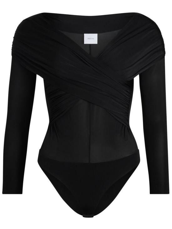 Patou PATOU Women Bodysuit Tops JE1469973 999B Black Size S / US 4 / IT 40 - 1 Thumbnail