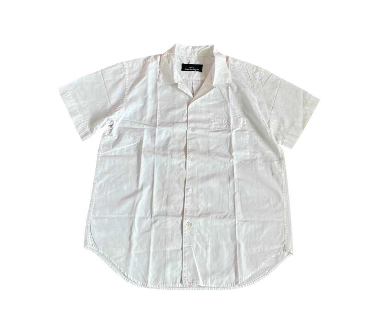 Comme des Garcons Vintage tricot cdg AD1989 cotton white camp shirt Size US S / EU 44-46 / 1 - 1 Thumbnail