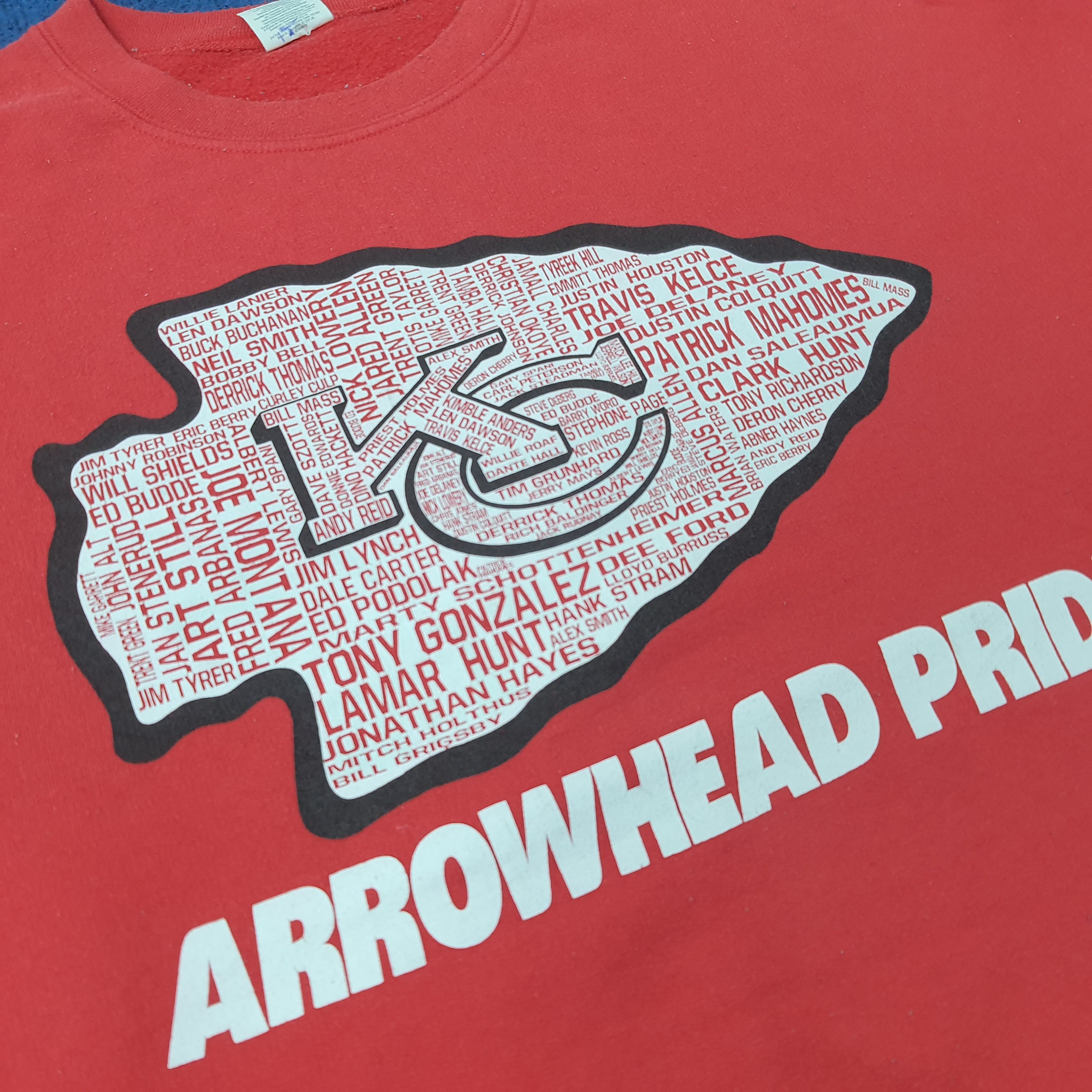 Vintage Vintage Arrowhead Pride Kansas City Chiefs NFL Team C268N13 Size US XL / EU 56 / 4 - 2 Thumbnail