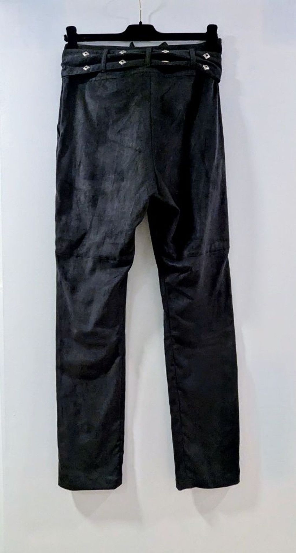 Philosophy di Lorenzo Serafini Philosophy di Lorenzo Serafini Black Suede Pants Size 4 Size 27" / US 4 / IT 40 - 5 Thumbnail