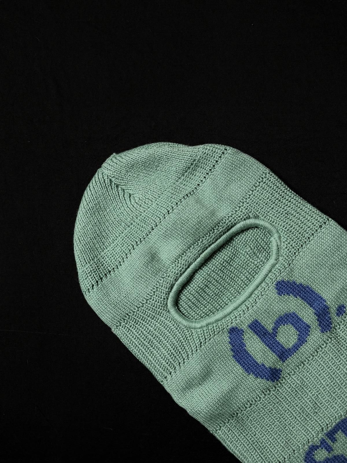 Japanese Brand Deadstock BESTROY Classic Logo Knit Balaclava Ski Mask Green Size ONE SIZE - 2 Thumbnail