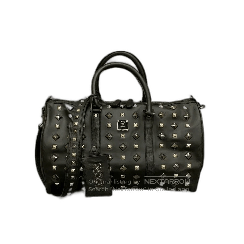 MCM MCM Black Studded Travel Handbag Crossbody. Size ONE SIZE - 1 Thumbnail