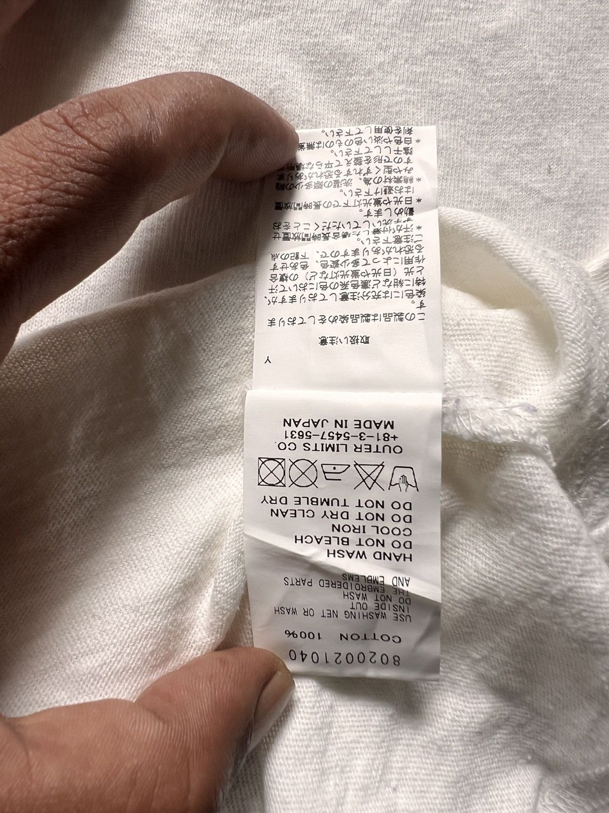 Nigel Cabourn Nigel Cabourn Royal Navy White Military Tshirt Size US L / EU 52-54 / 3 - 7 Thumbnail