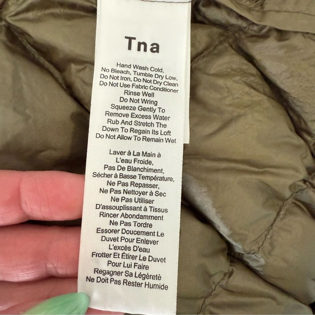 TNA TNA Olive Bomber Jacket Size S / US 4 / IT 40 - 4 Thumbnail