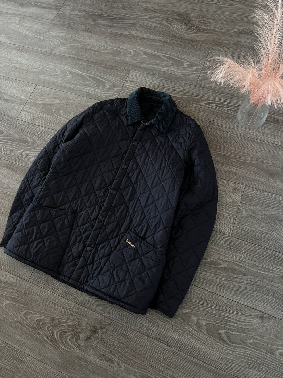 Barbour × Designer ‼️Vintage Barbour Heritage Liddesdale Knit Logo Jacket ‼️ Size US M / EU 48-50 / 2 - 4 Thumbnail