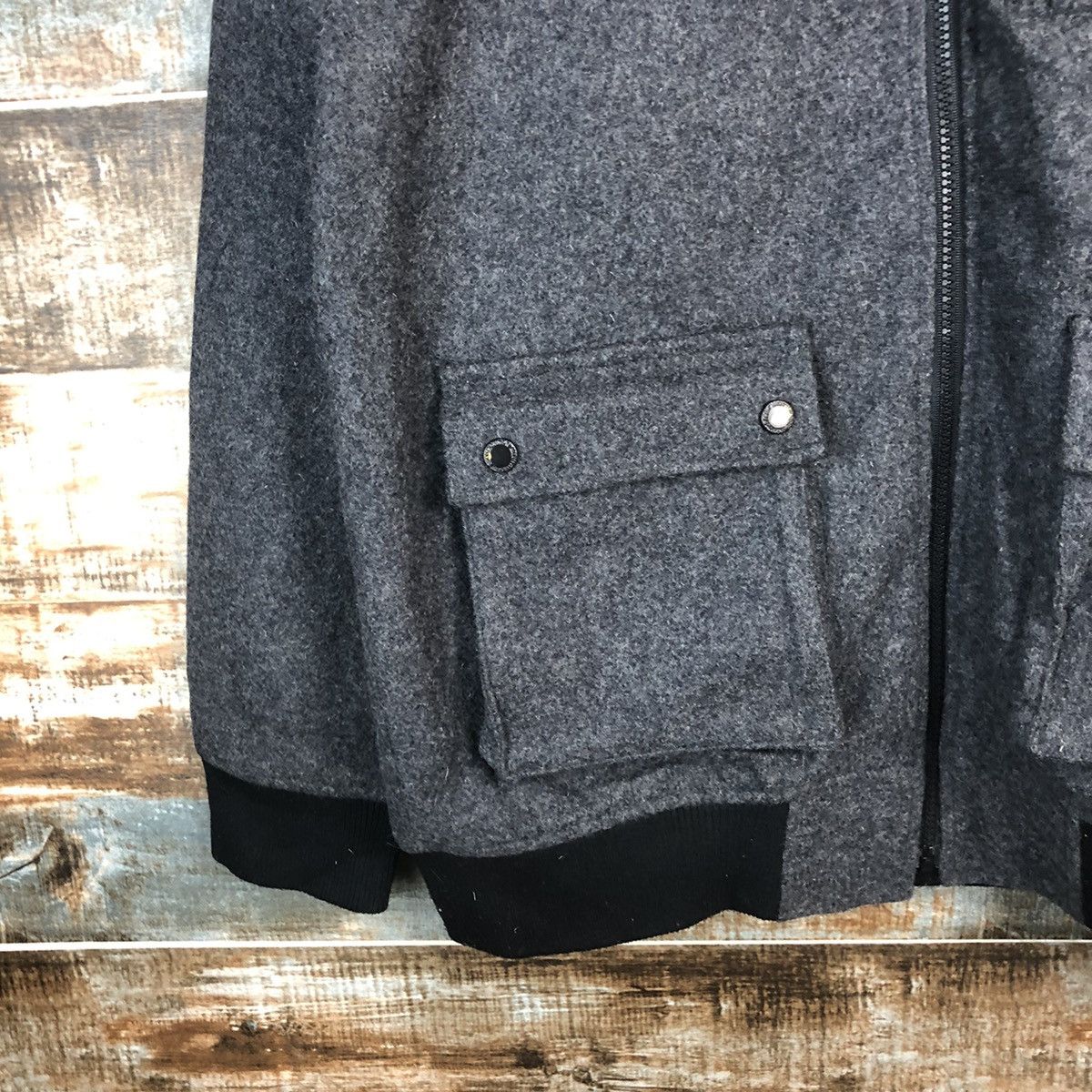 Japanese Brand Monitor Supply punk Black Bombers Jacket #A1767 Size US M / EU 48-50 / 2 - 7 Thumbnail