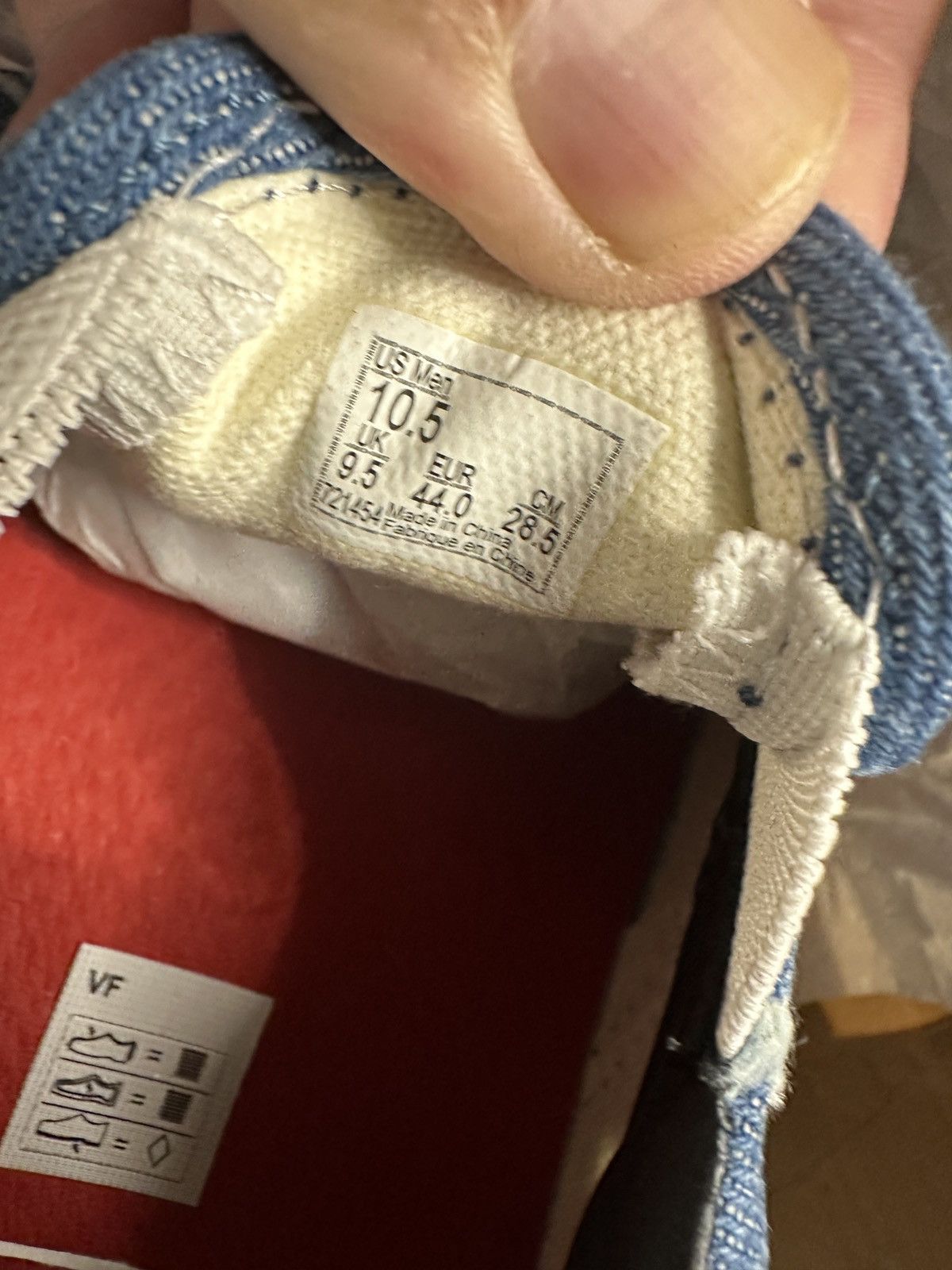 Supreme Vans Supreme Hole Punch Denim Blue Size US 10.5 / EU 43-44 - 9 Thumbnail