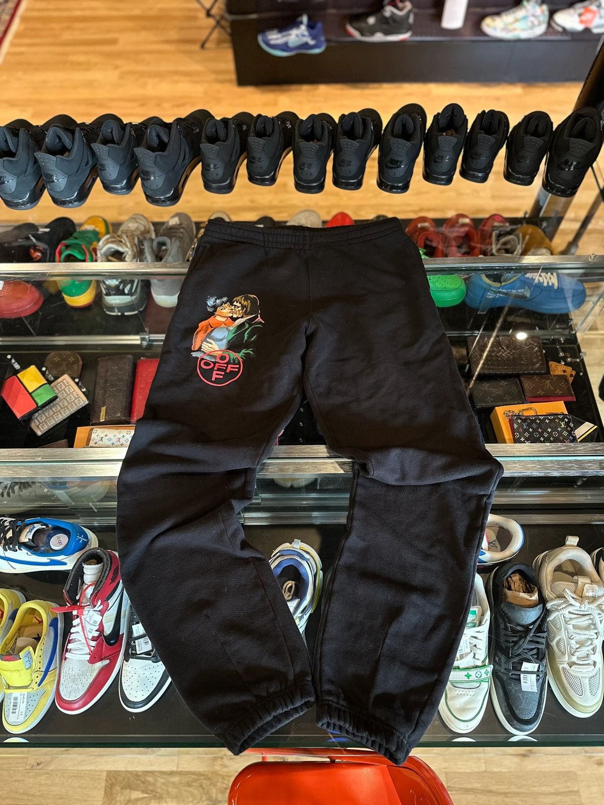 Off-White Off-White Sweatpants Black Size XL Size US 36 / EU 52 - 1 Thumbnail