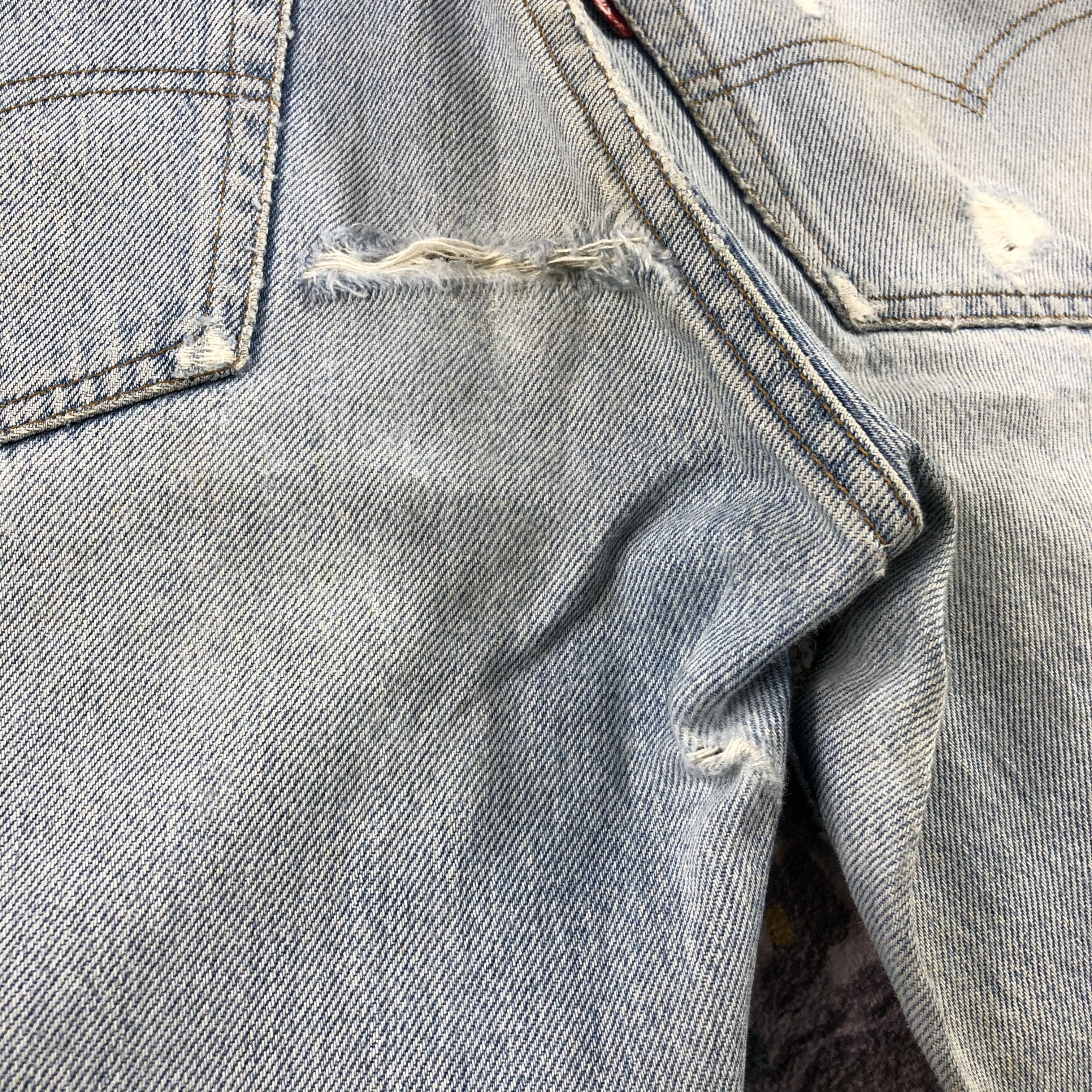 Levi's Vintage 90s Distress Levis 501 Jeans-JM2795 Size US 29 - 7 Thumbnail