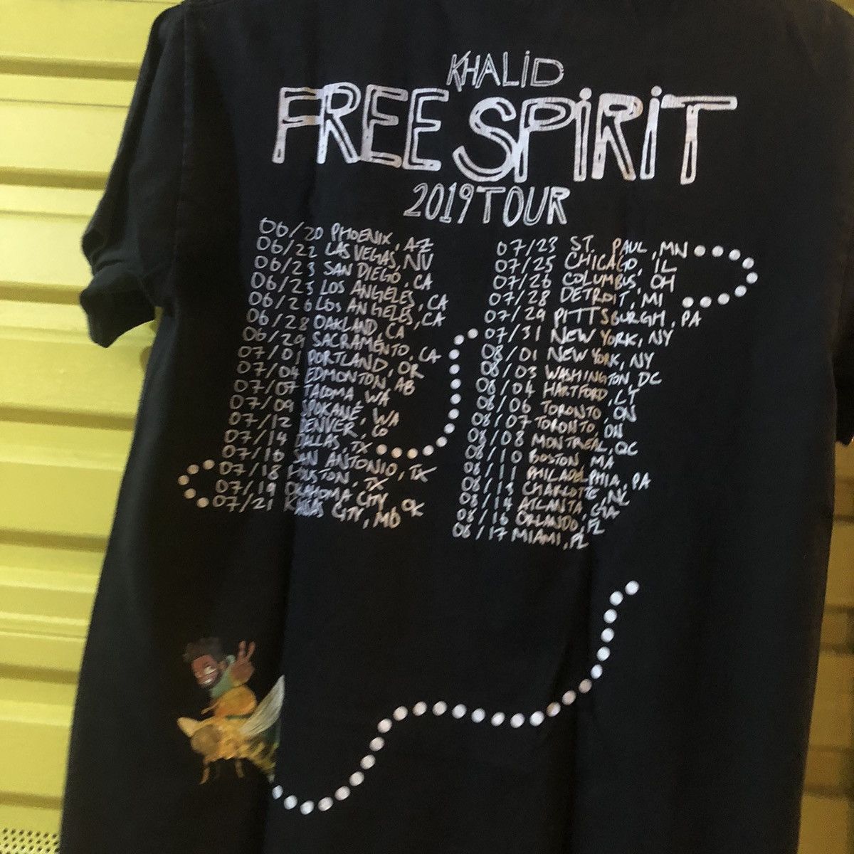 Rap Tees 2019 Khalid Free Spirit Tour Tee Size US M / EU 48-50 / 2 - 2 Thumbnail
