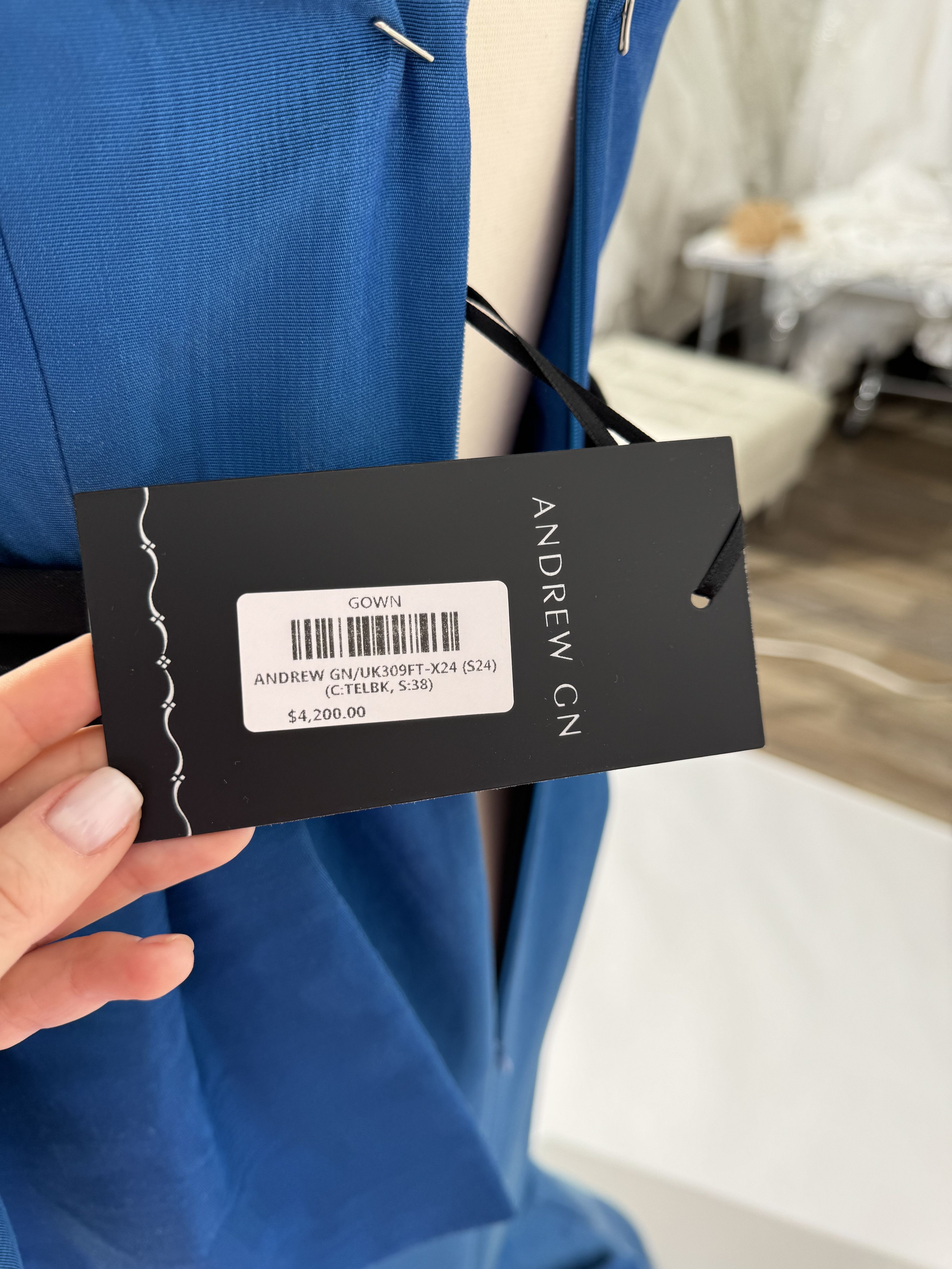 Other Brand New US 6-8 ANDREW GN Strapless Mermaid Style Gown Size M / US 6-8 / IT 42-44 - 9 Thumbnail