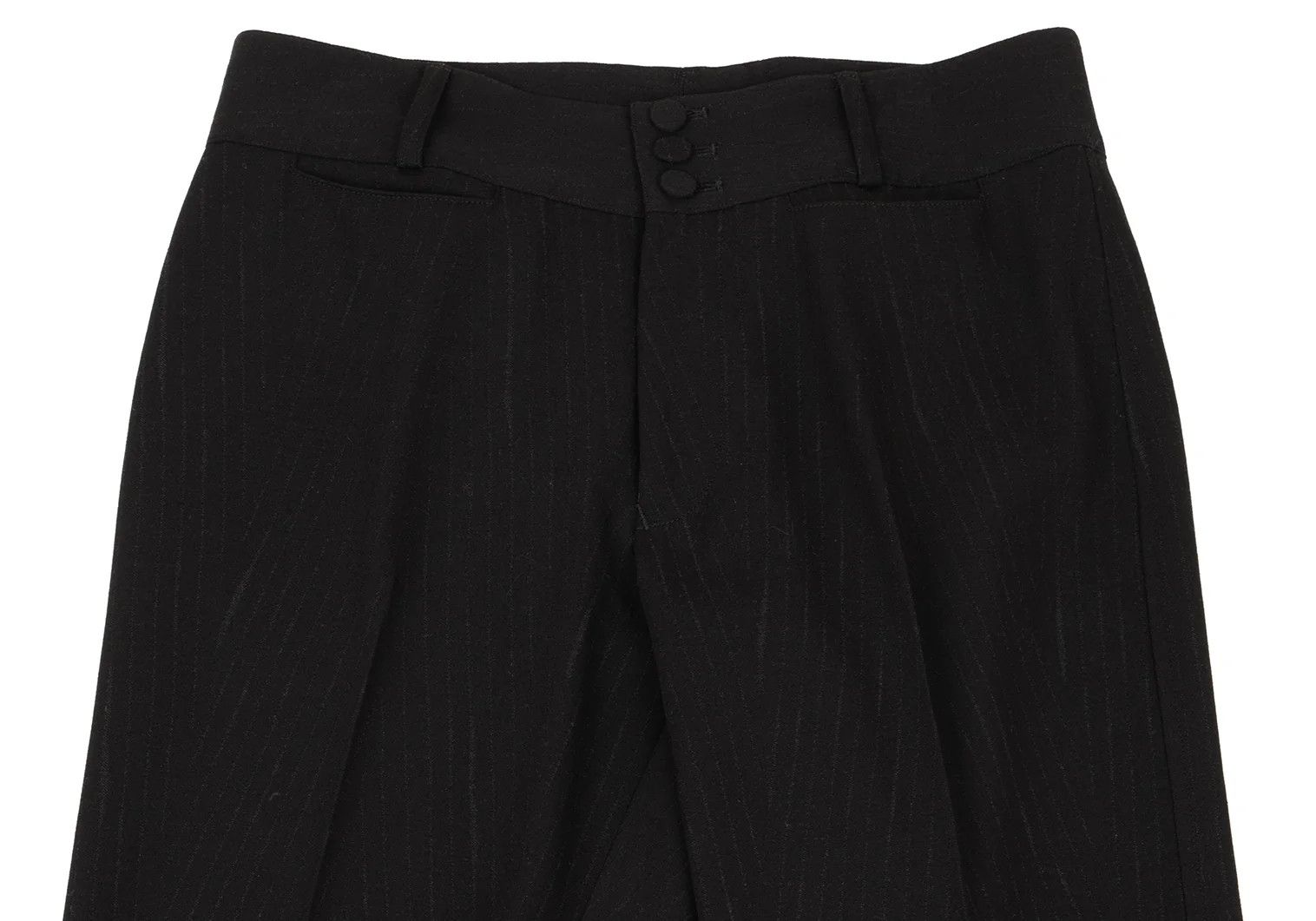 Jean Paul Gaultier Wool Shadow Stripe Suit Set Up in Black, Size 48 Size US M / EU 48-50 / 2 - 13 Thumbnail