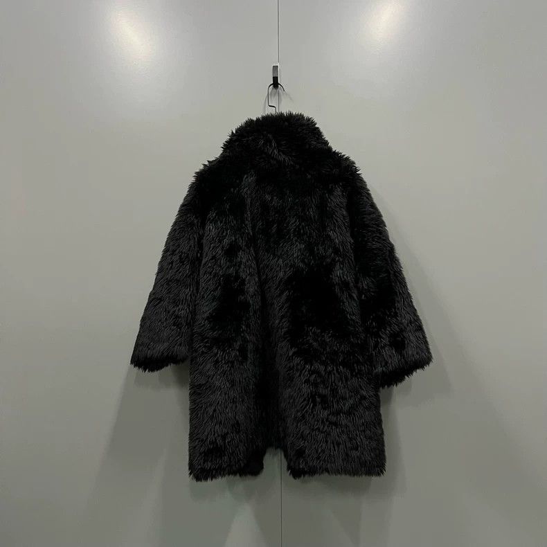 Balenciaga Balenciaga size 34 Fur cotton overcoat Size XS / US 0-2 / IT 36-38 - 3 Thumbnail