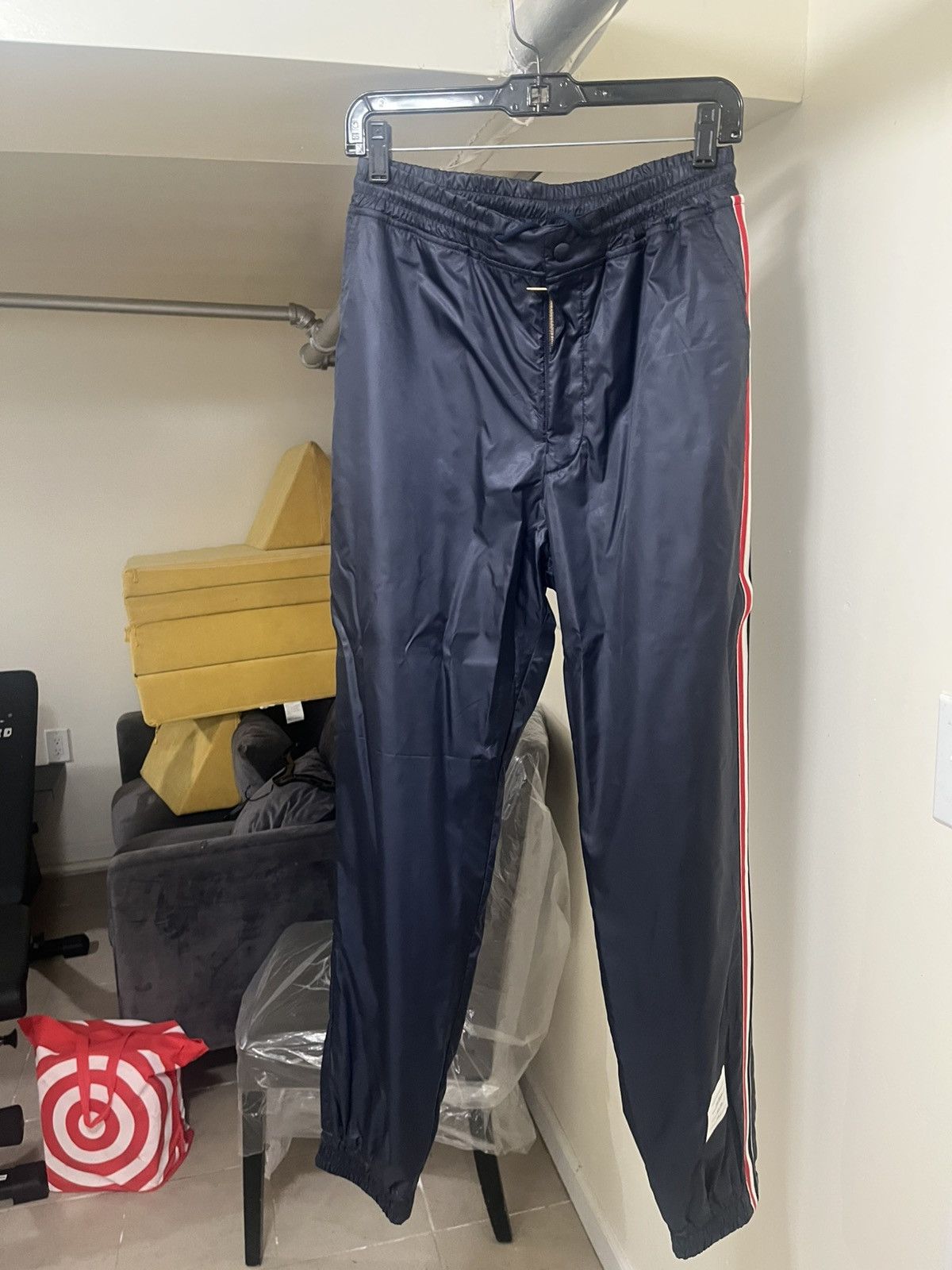 Thom Browne Thom Browne Track Pants In Ripstop With RWB Stripe Sz 2 Size US 32 / EU 48 - 5 Thumbnail