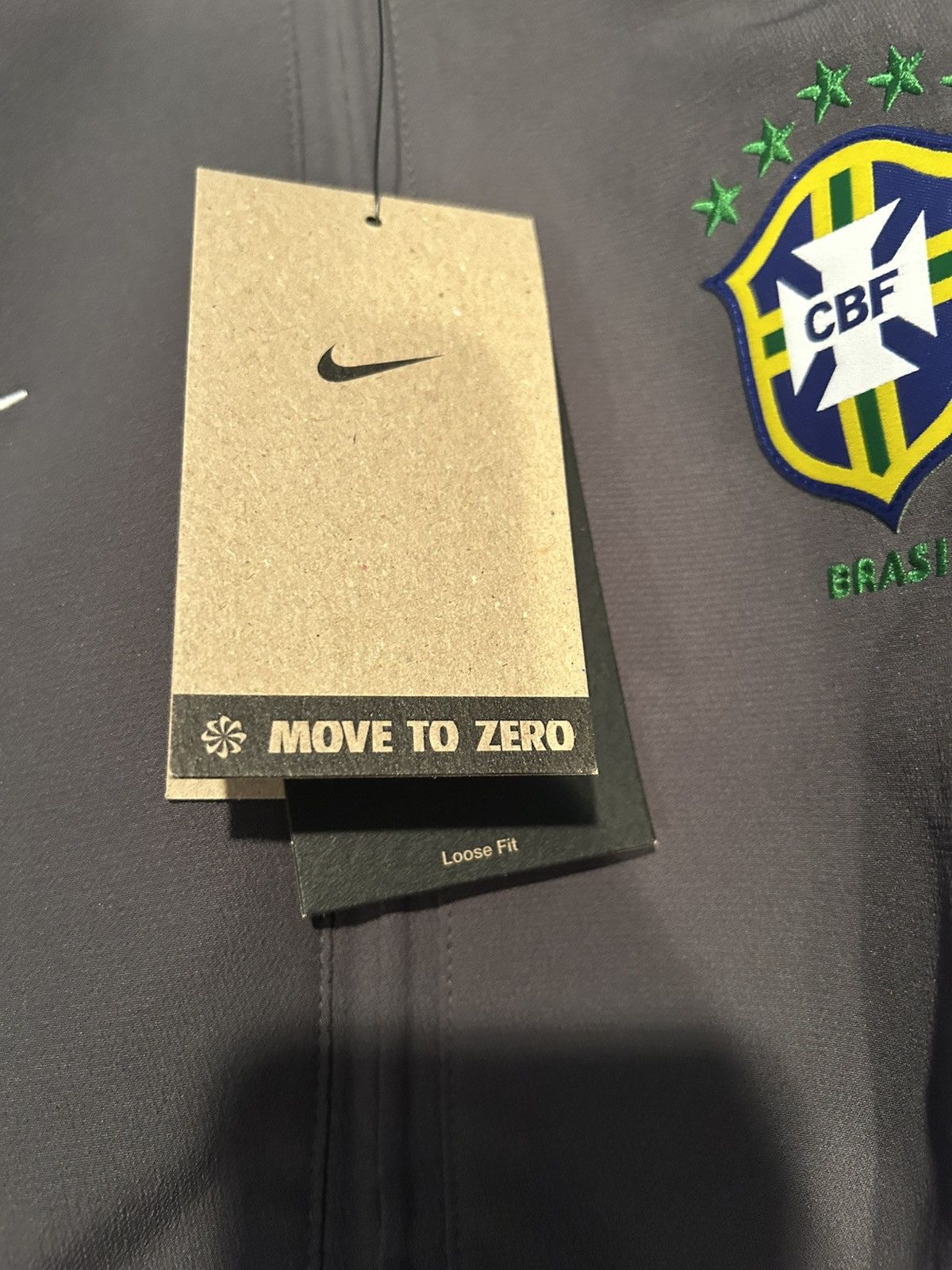 Nike Nike Total 90 Brazil Reissue Replica Soccer Track Jacket Size US M / EU 48-50 / 2 - 7 Thumbnail
