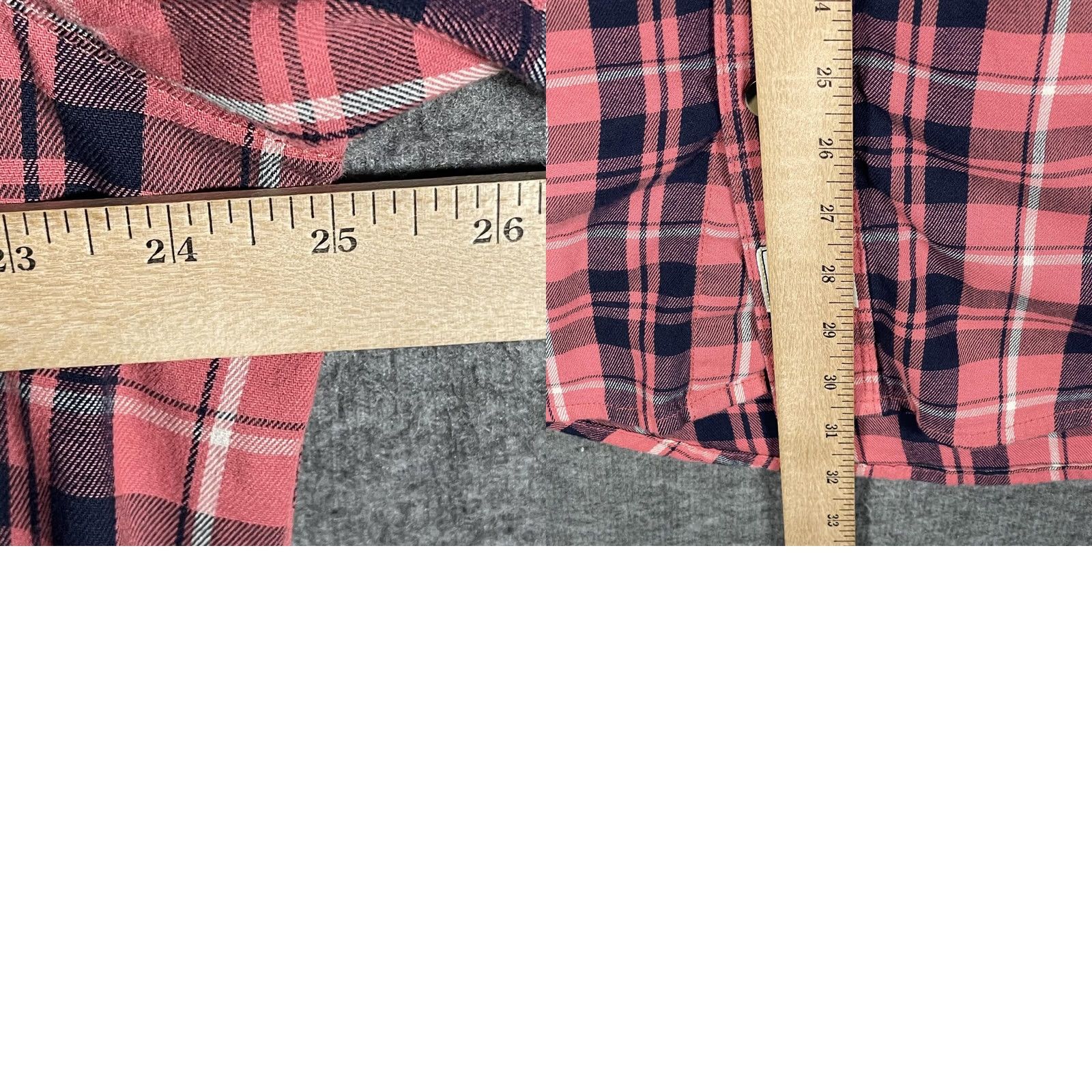 Eddie Bauer Eddie Bauer Shirt Mens XL Pink Plaid Short Sleeve Button Up Workwear Foreman Fit Size US XL / EU 56 / 4 - 8 Thumbnail
