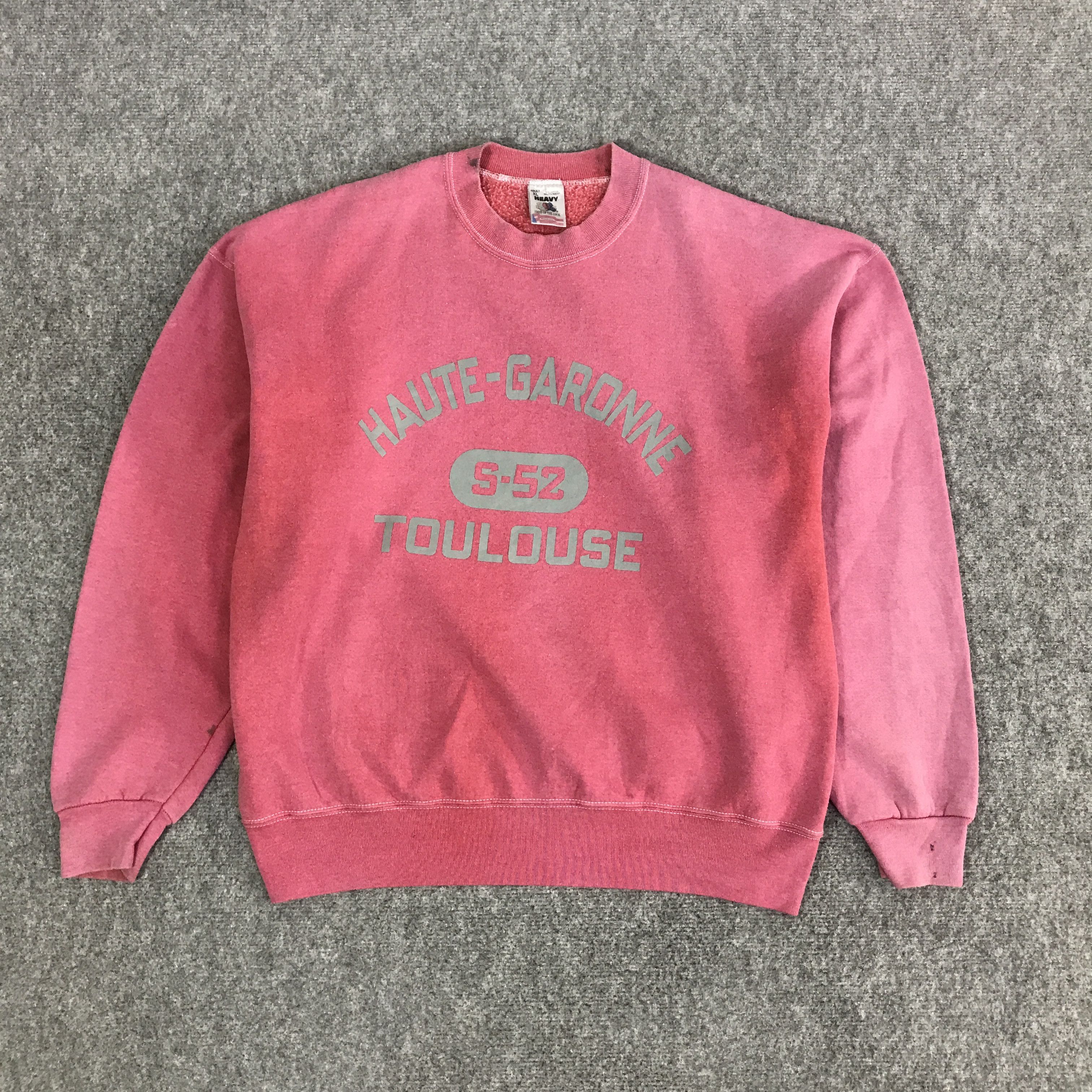 Fruit Of The Loom VINTAGE HAUTE GARONNE SWEATSHIRT K91B11 Size US XL / EU 56 / 4 - 1 Thumbnail