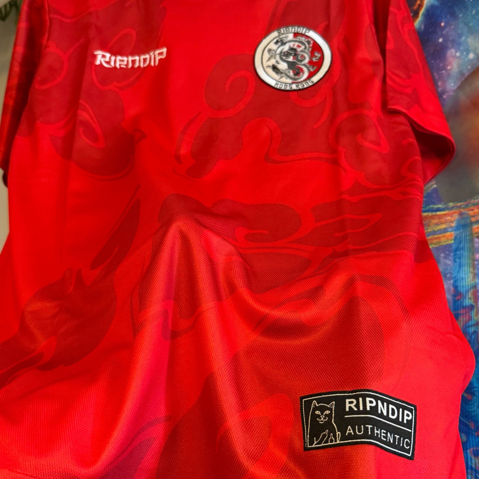 RIPNDIP •NWT• RipnDip Hong Kong Red Dragon Jersey • Size Small Size US S / EU 44-46 / 1 - 6 Thumbnail