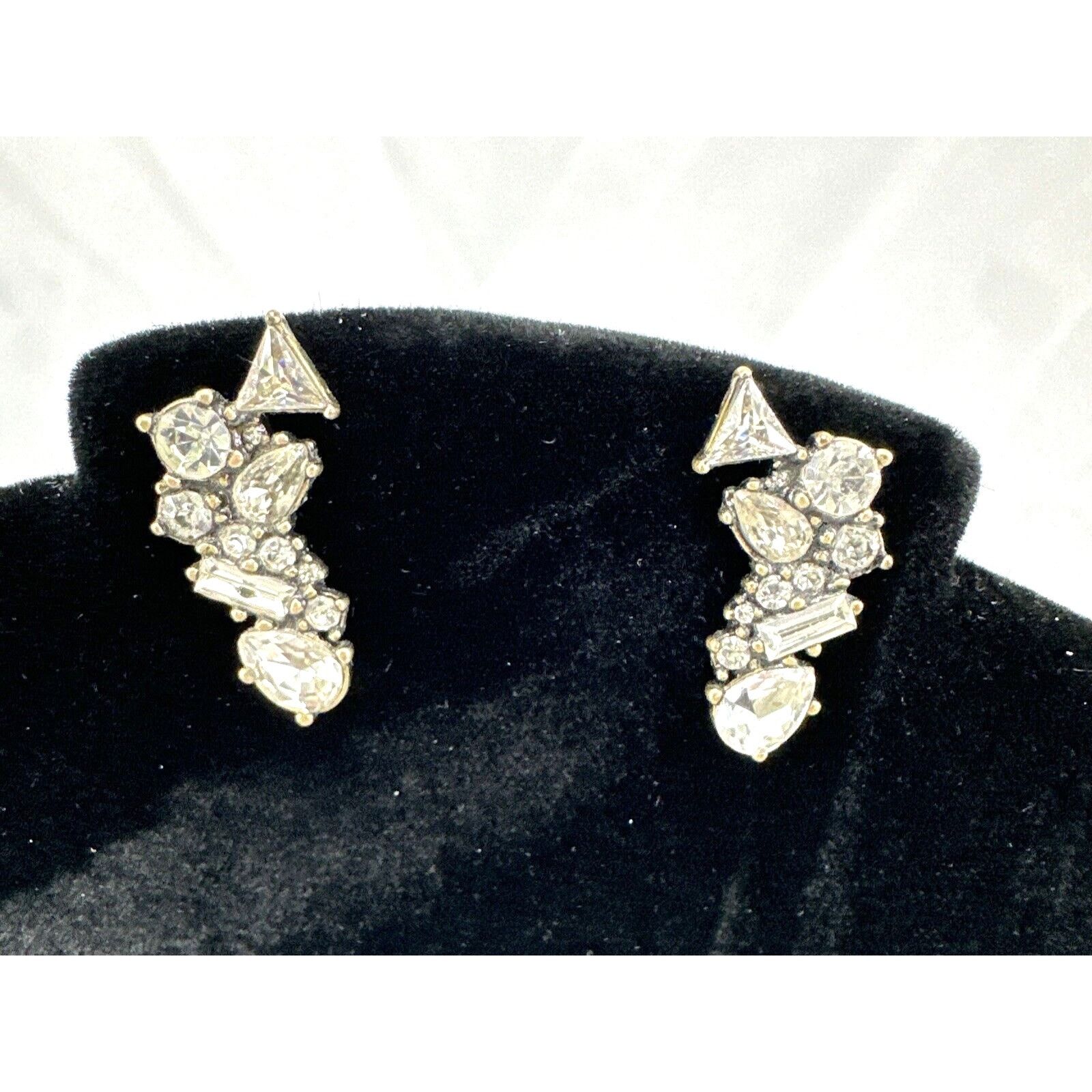 Disney Baublebar Marked Sugarfix CZ Cluster Crawler Stud Earrings Size ONE SIZE - 1 Thumbnail