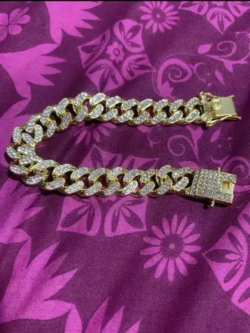 Japanese Brand 12mm Bold Cuban Chain Bracelets Size ONE SIZE - 3 Thumbnail