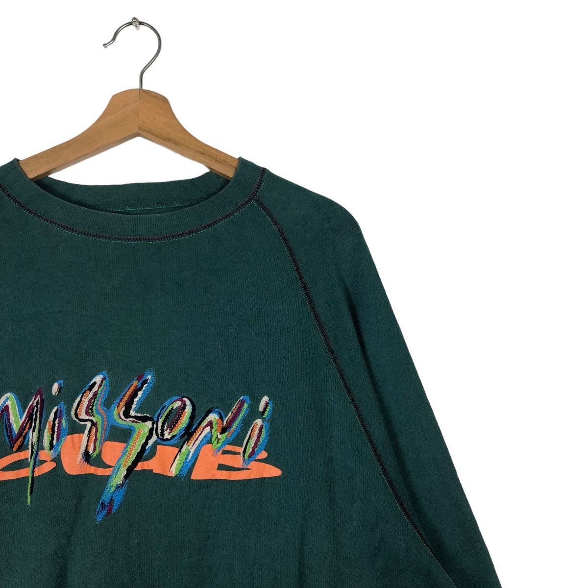 Missoni 🔥90’s Vintage Missoni Club Crewneck Sweatshirt Big Logo Size US M / EU 48-50 / 2 - 5 Thumbnail
