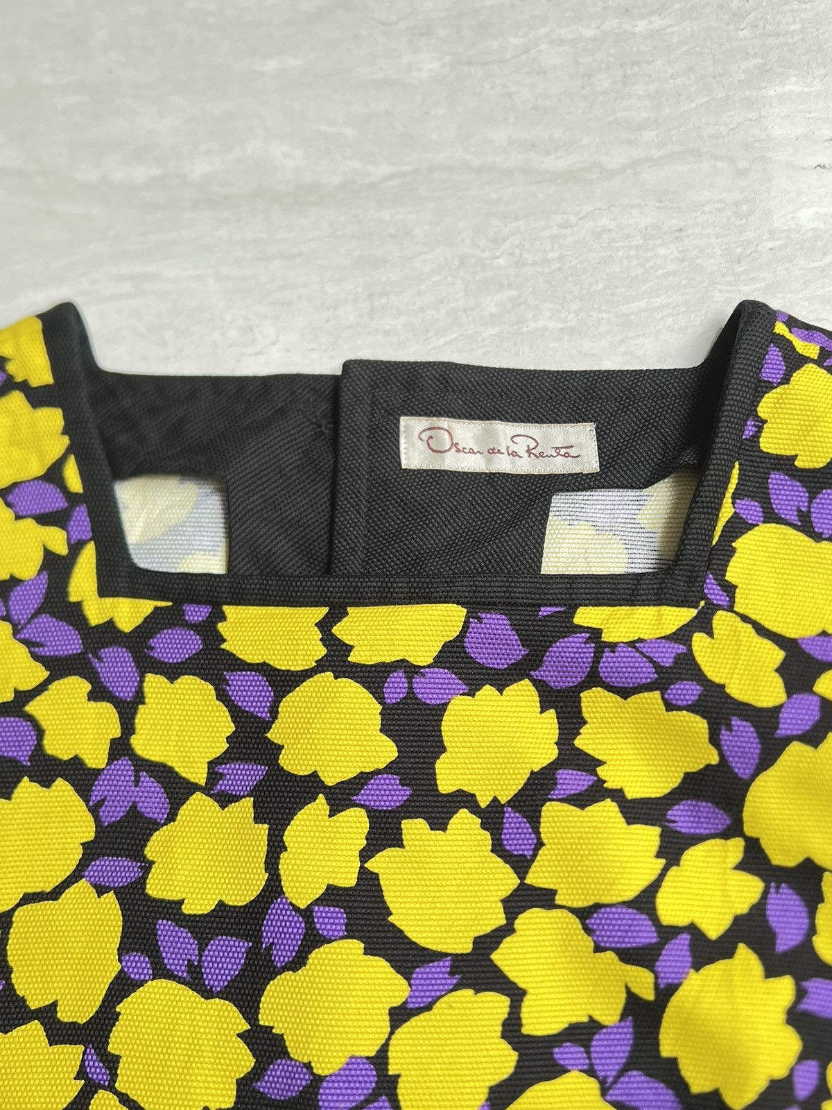 Oscar De La Renta OSCAR DE LA RENTA Flower Motive Dress Size XS / US 0-2 / IT 36-38 - 16 Thumbnail