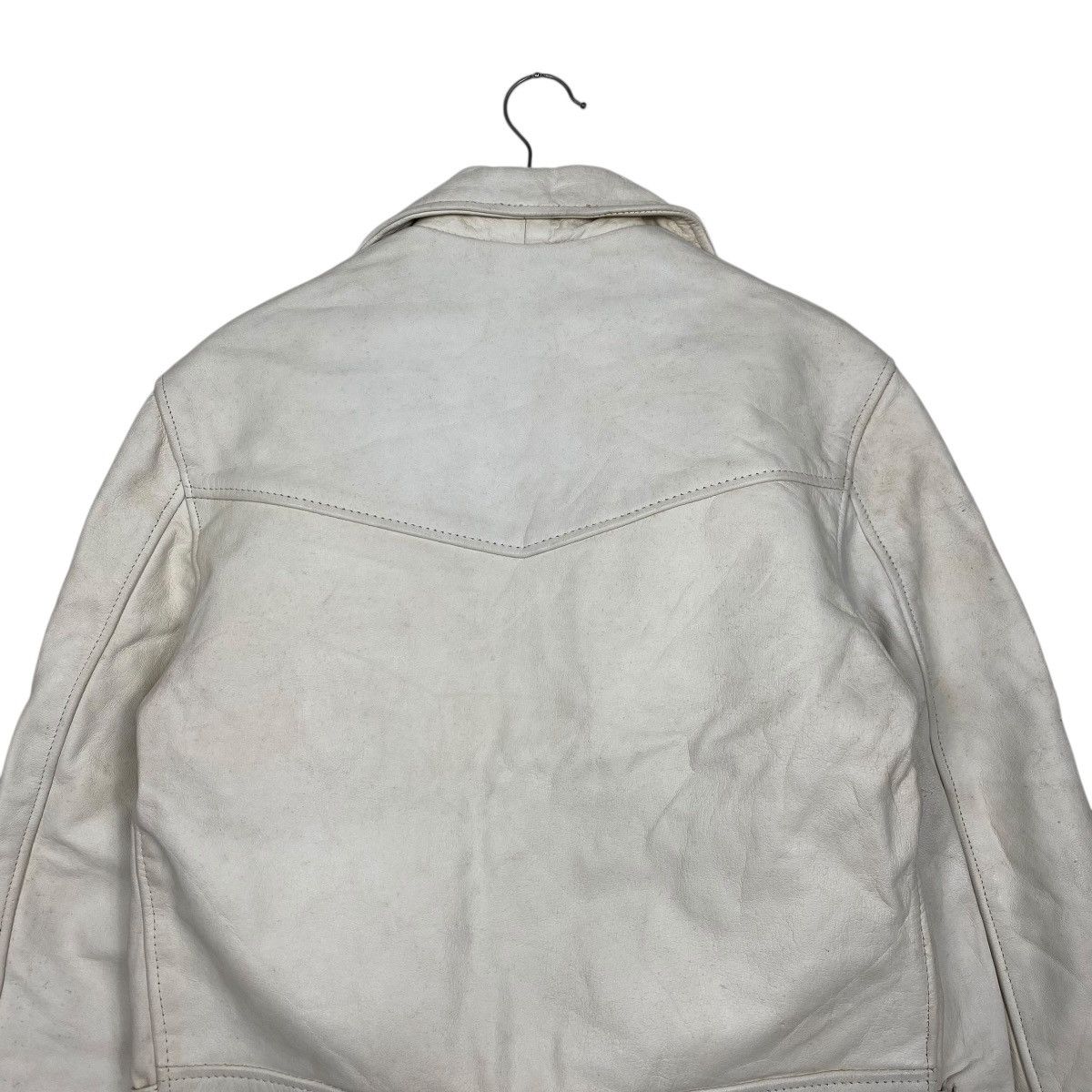 Genuine Leather × Vintage Double Collar leather jacket Size US S / EU 44-46 / 1 - 8 Thumbnail