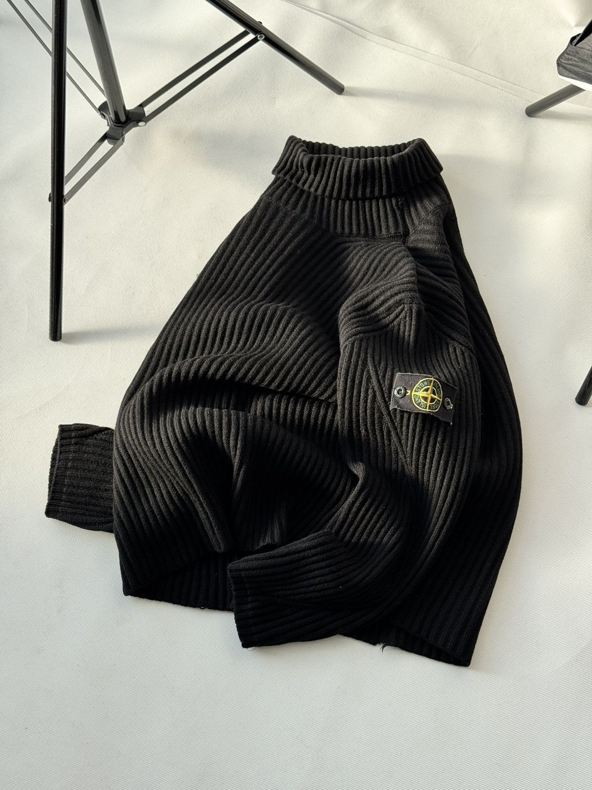 Stone Island 90s Vintage Stone Island Knitted Sweater Rare Old Money Size US XL / EU 56 / 4 - 1 Thumbnail