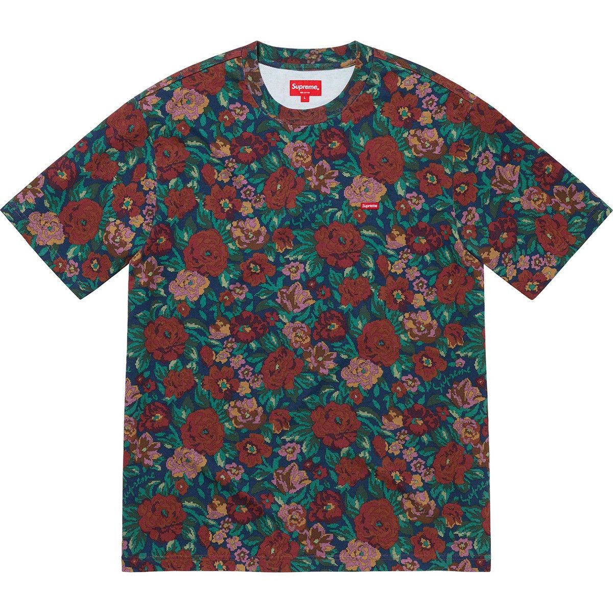 Supreme Floral Box Logo | Grailed
